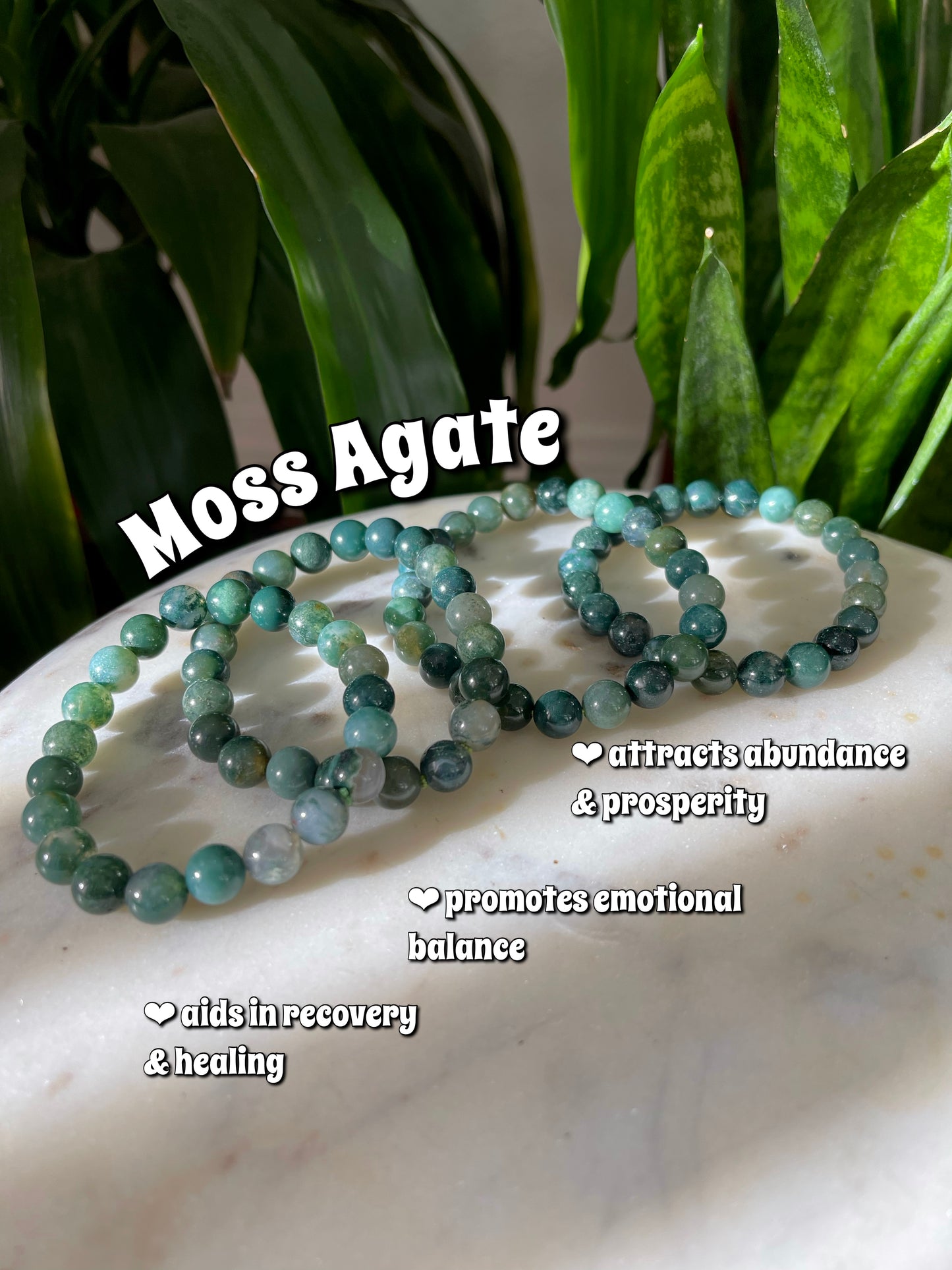 Moss Agate Bracelet
