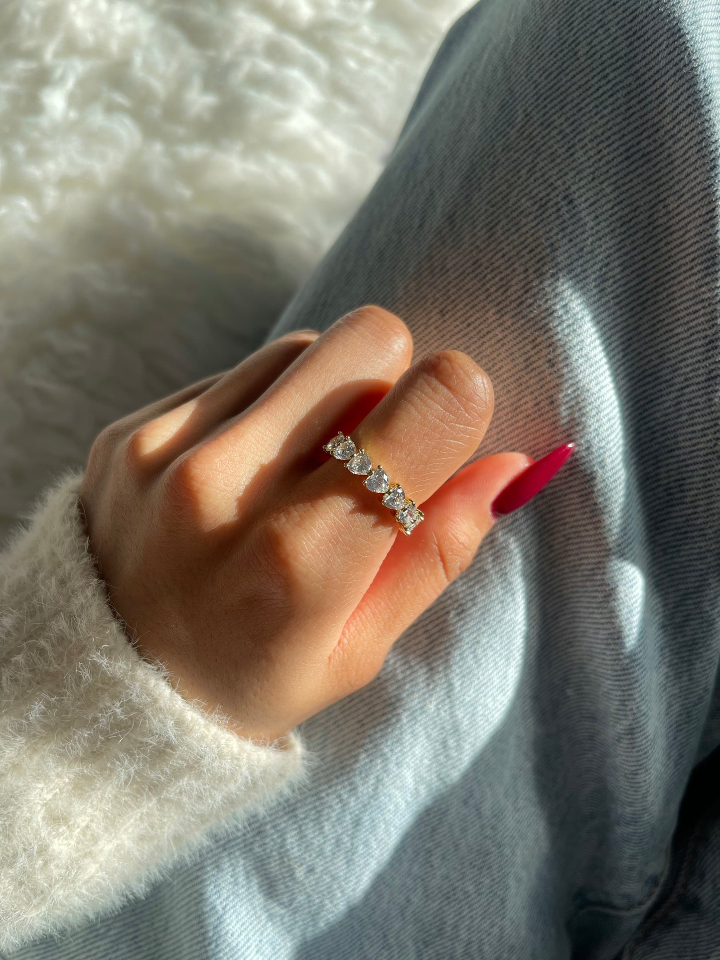 Aisha Heart Ring