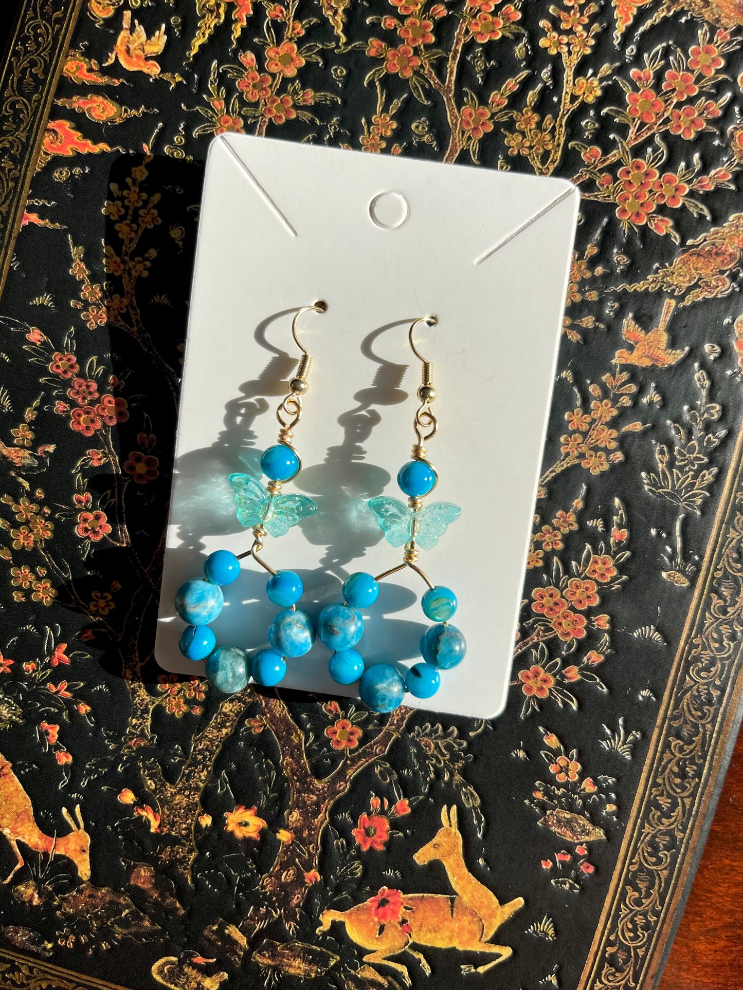 Blue Apatite Earrings
