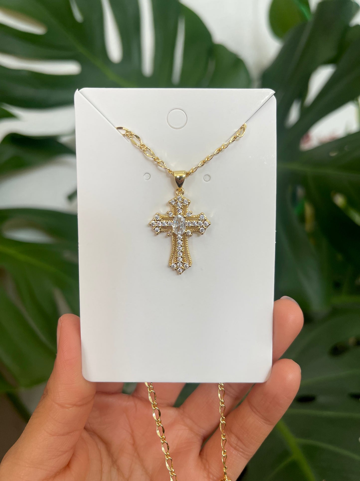 Bria Cross Necklace