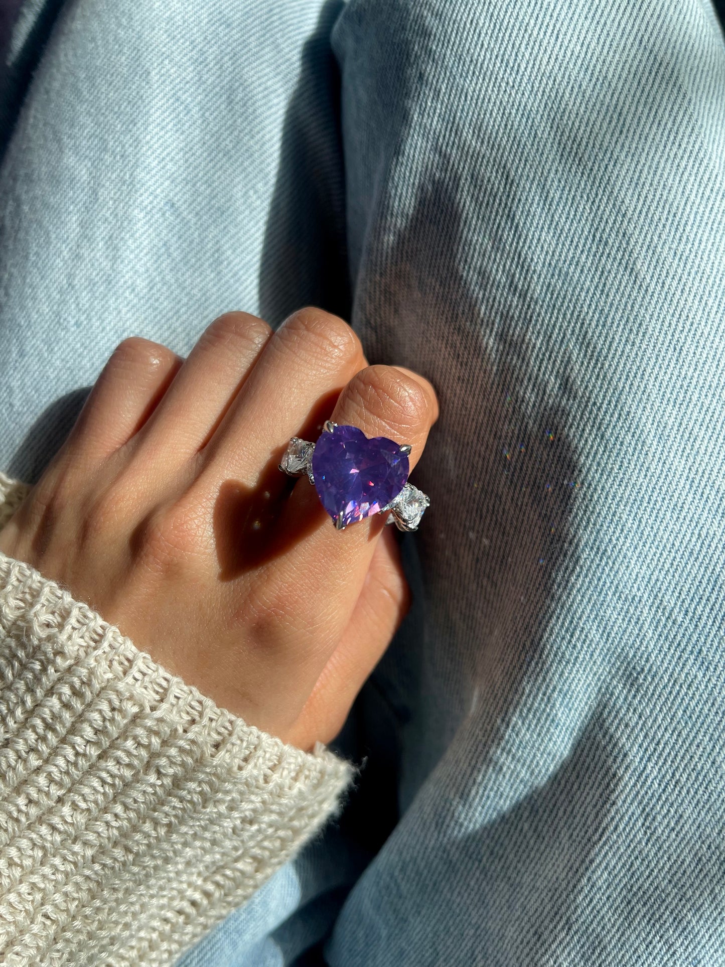 Jasmine Heart Ring