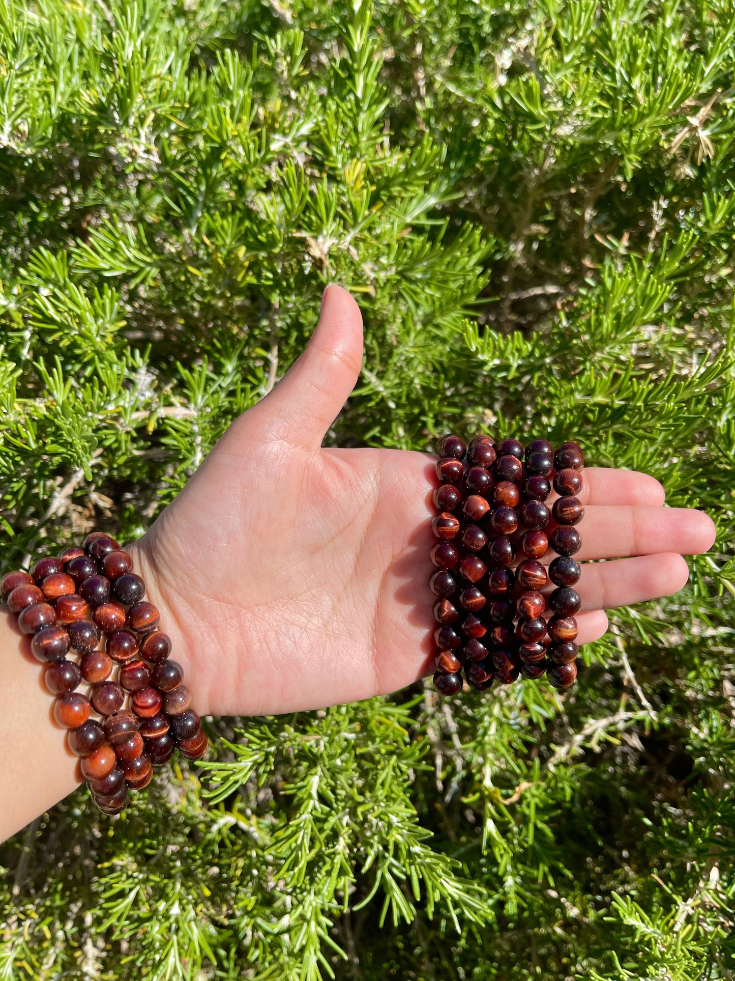 Red Tigers Eye Bracelet
