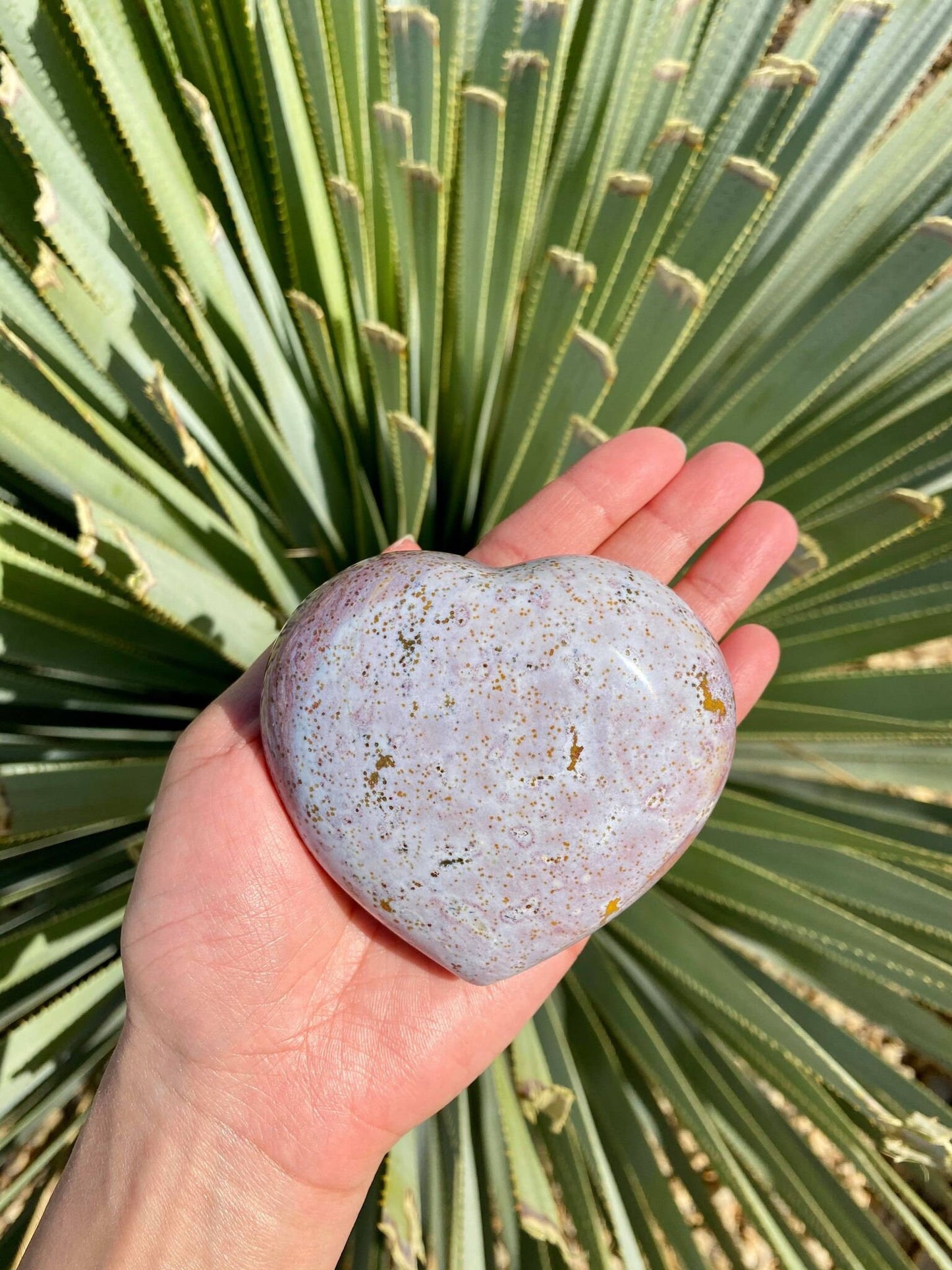 Ocean Jasper Heart
