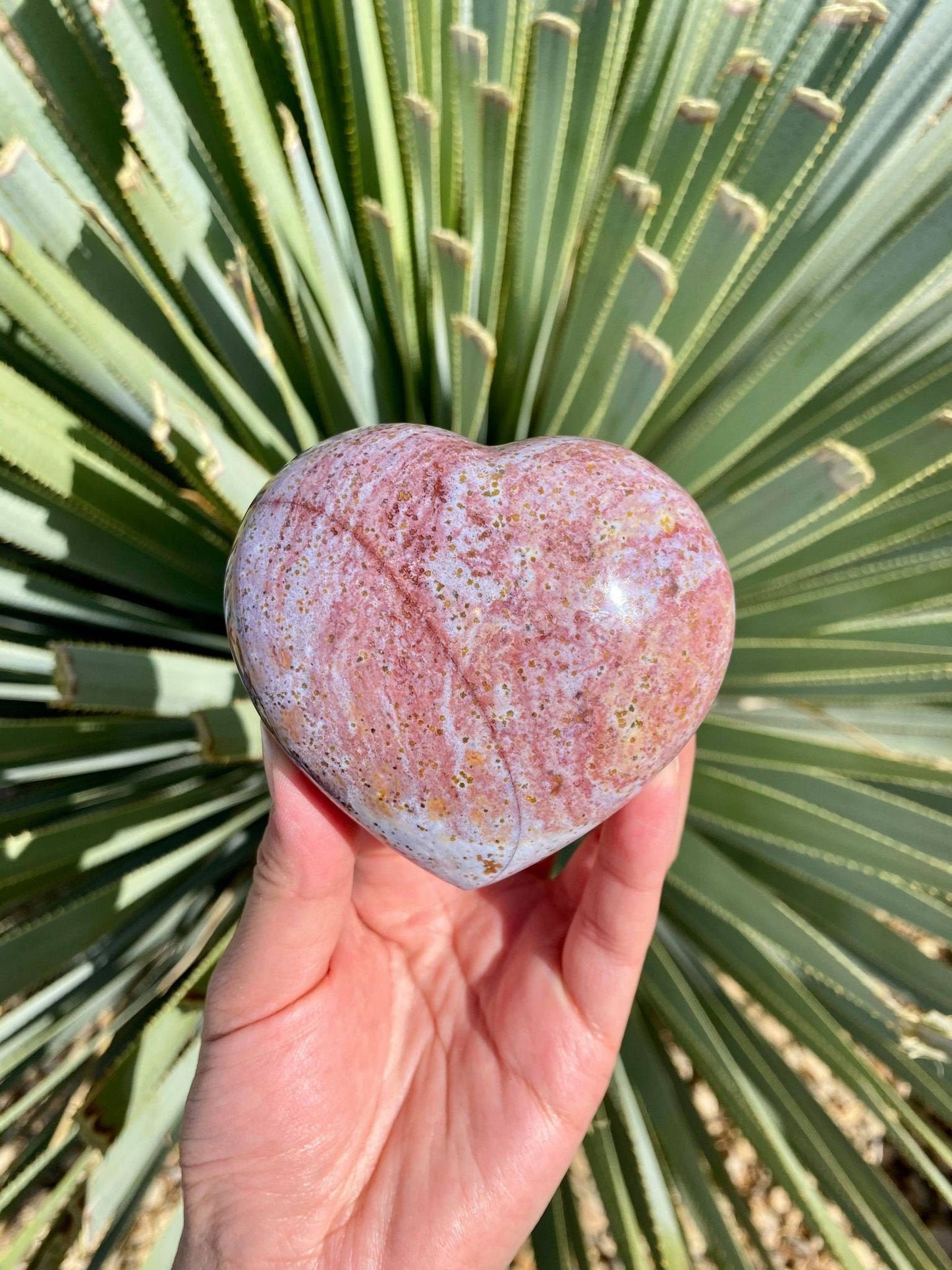 Ocean Jasper Heart