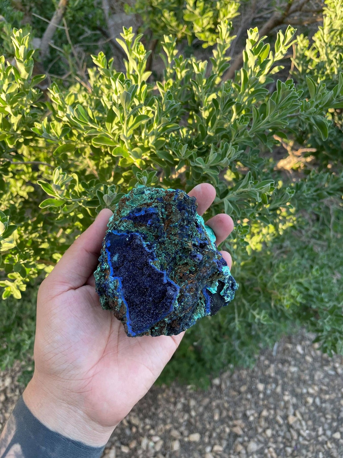 Raw Azurite