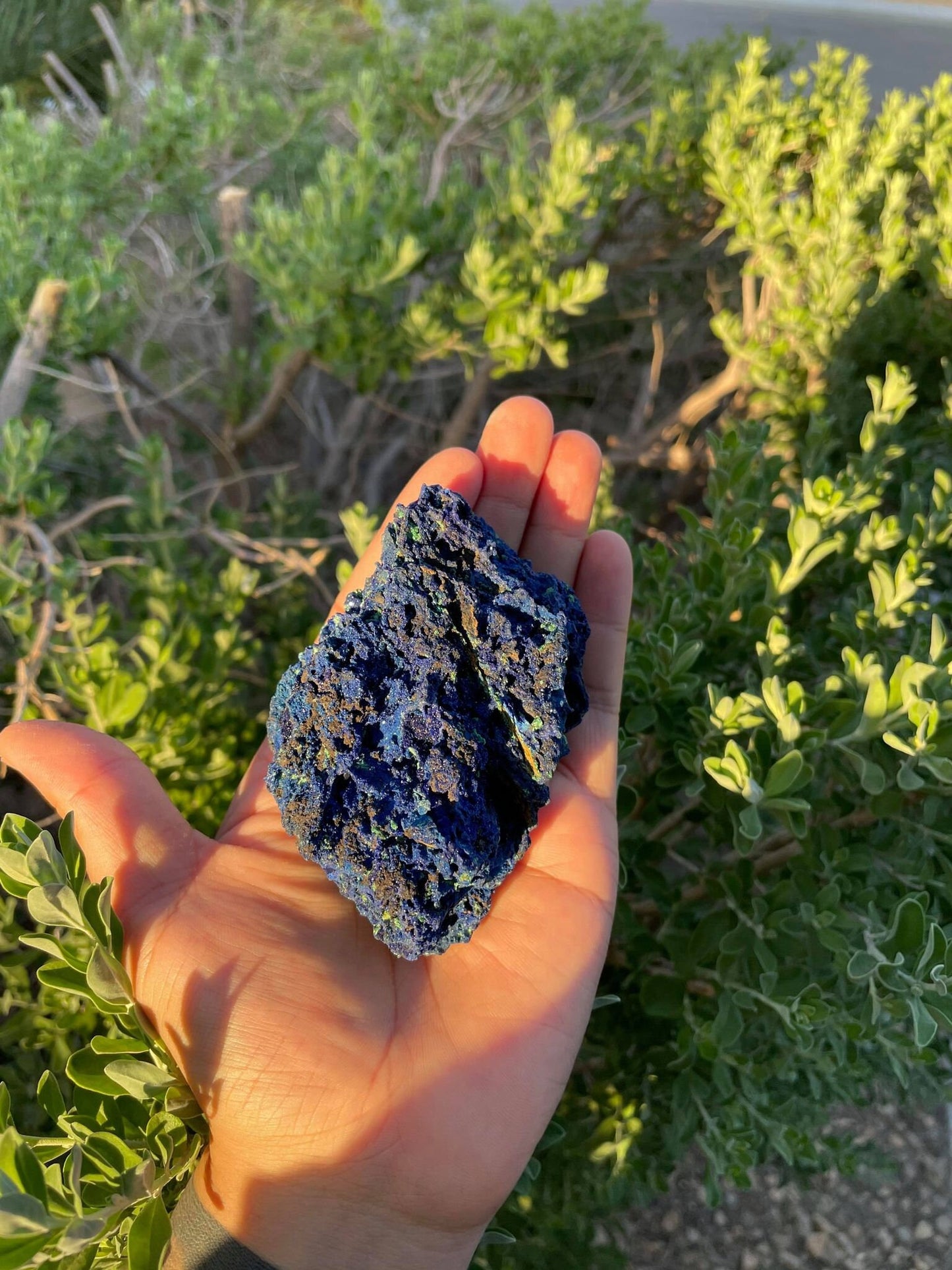 Raw Azurite
