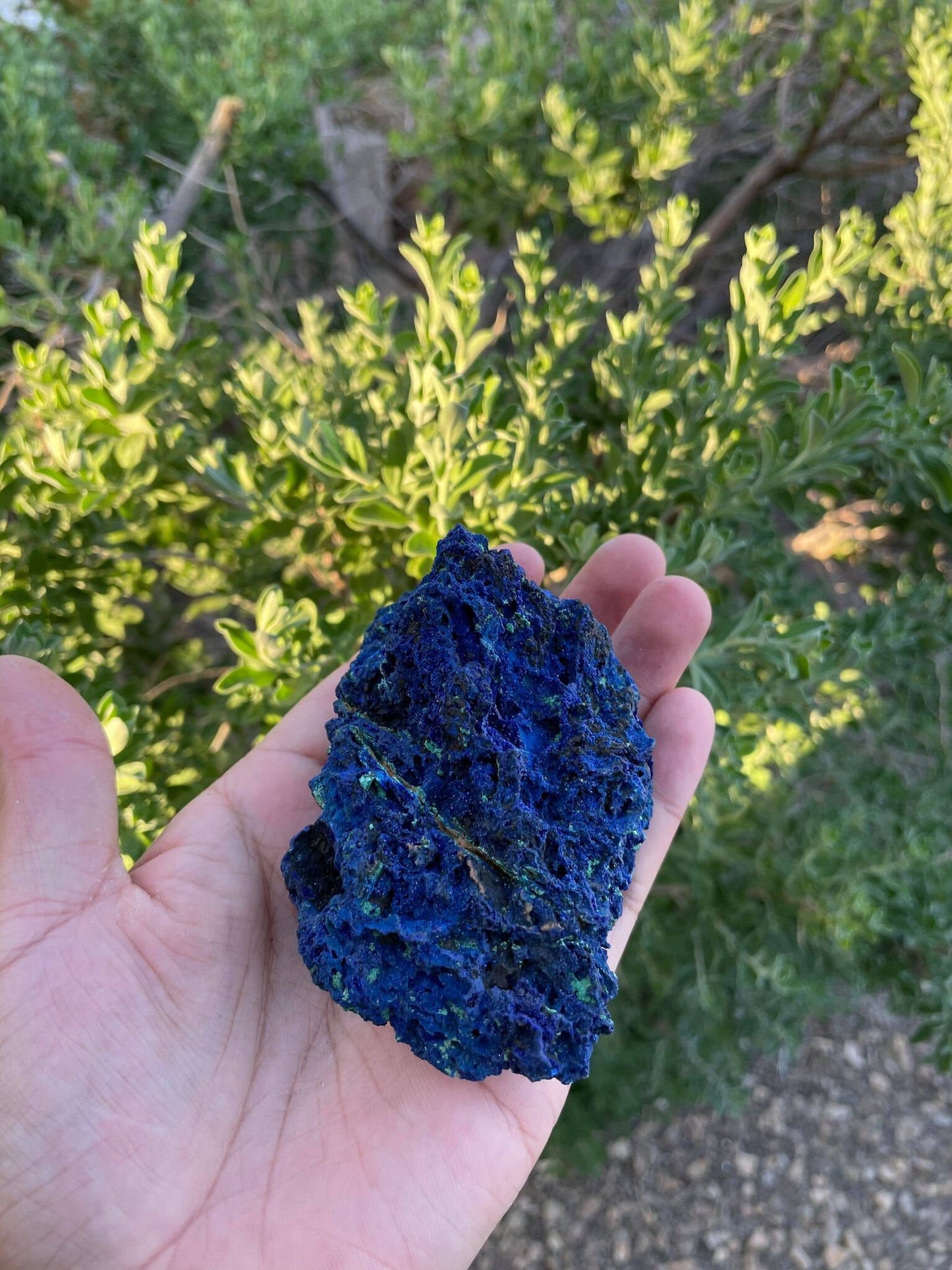Raw Azurite