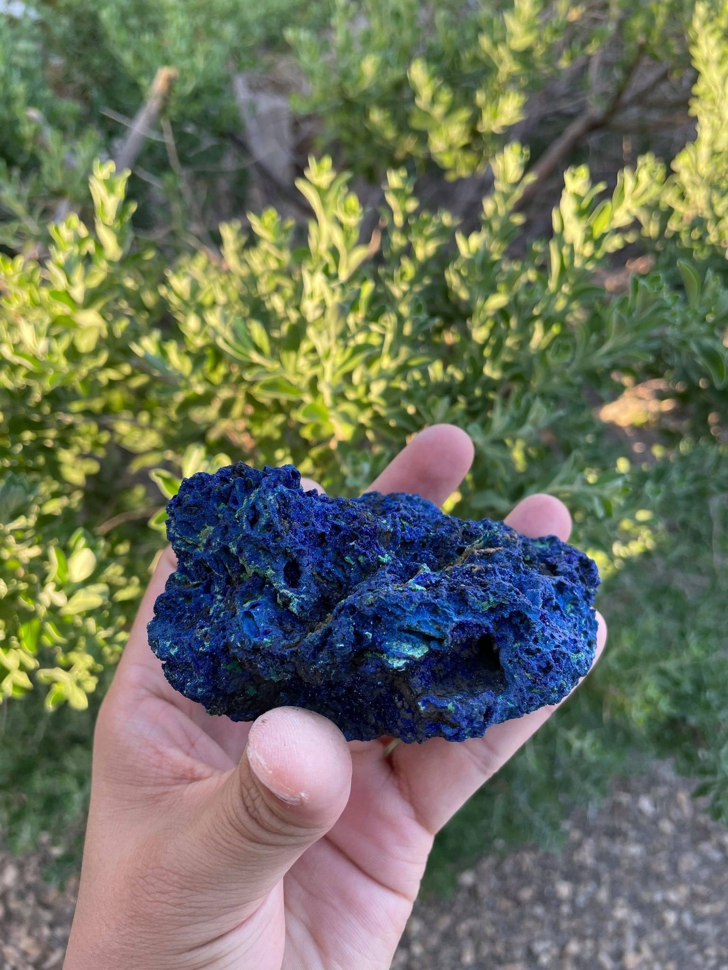 Raw Azurite
