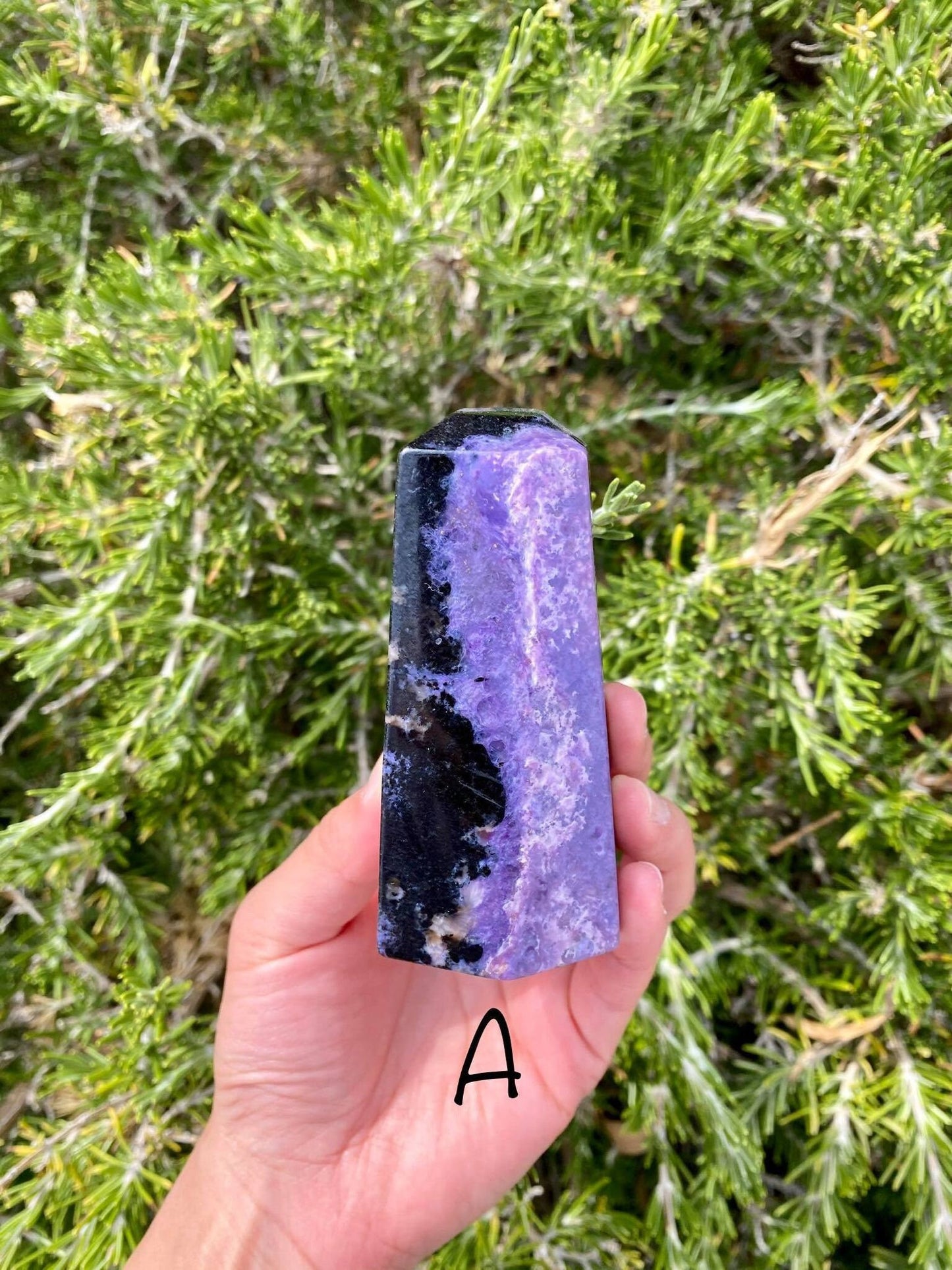 Charoite High Quality Chunky Towers