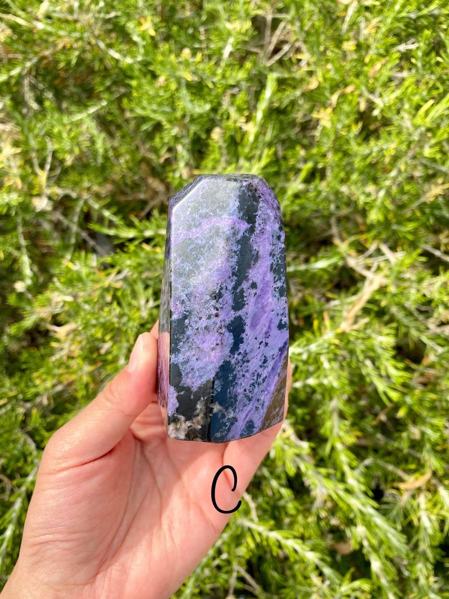Charoite High Quality Chunky Towers