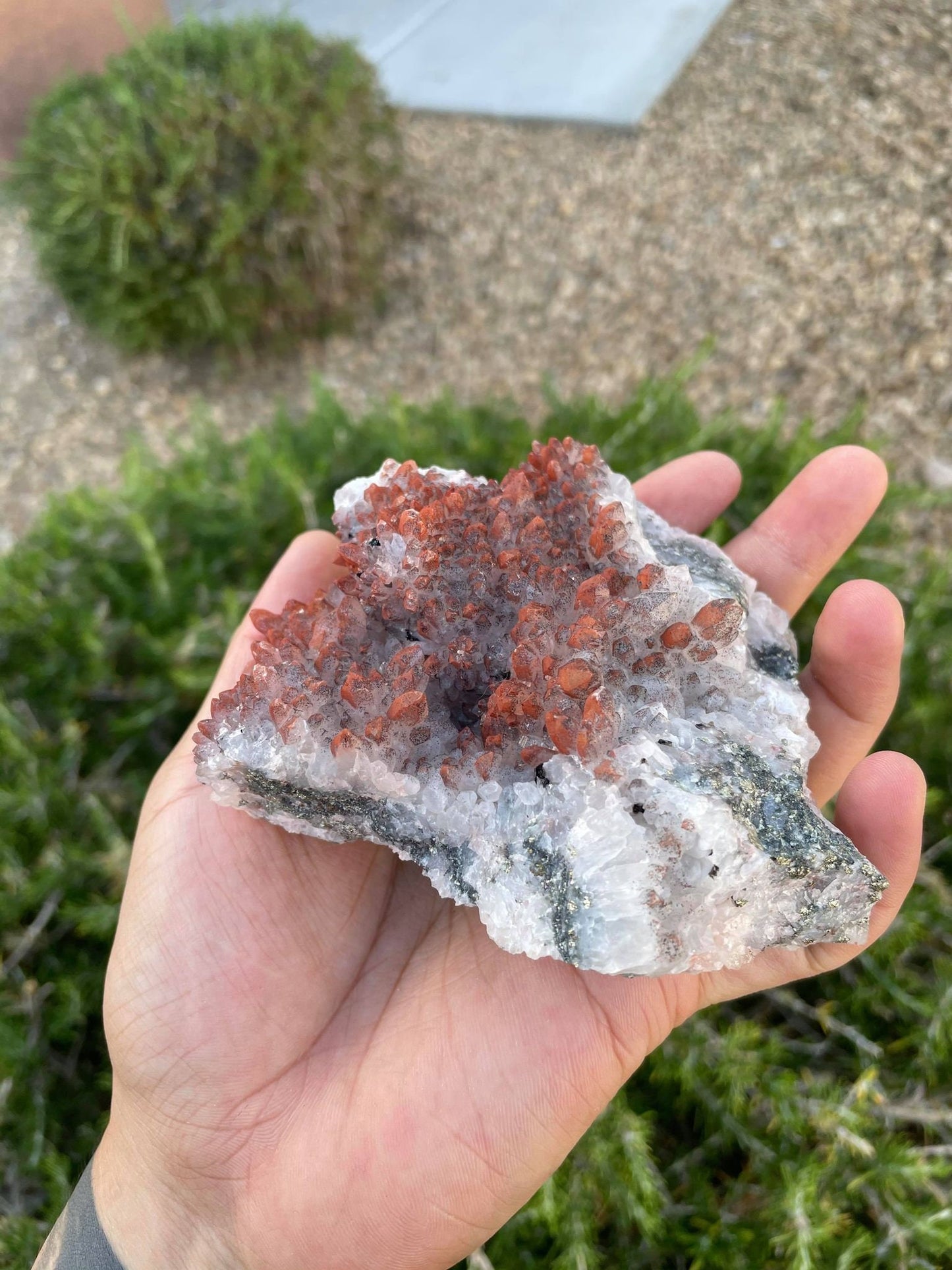 Hematite Quartz with Pyrite 1 lb 3.1 oz