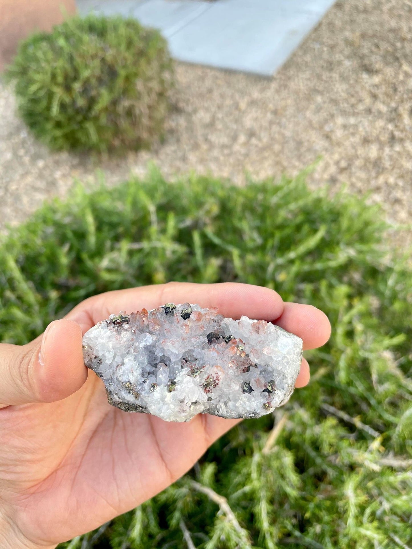 Hematite Quartz with Pyrite 4.9 oz