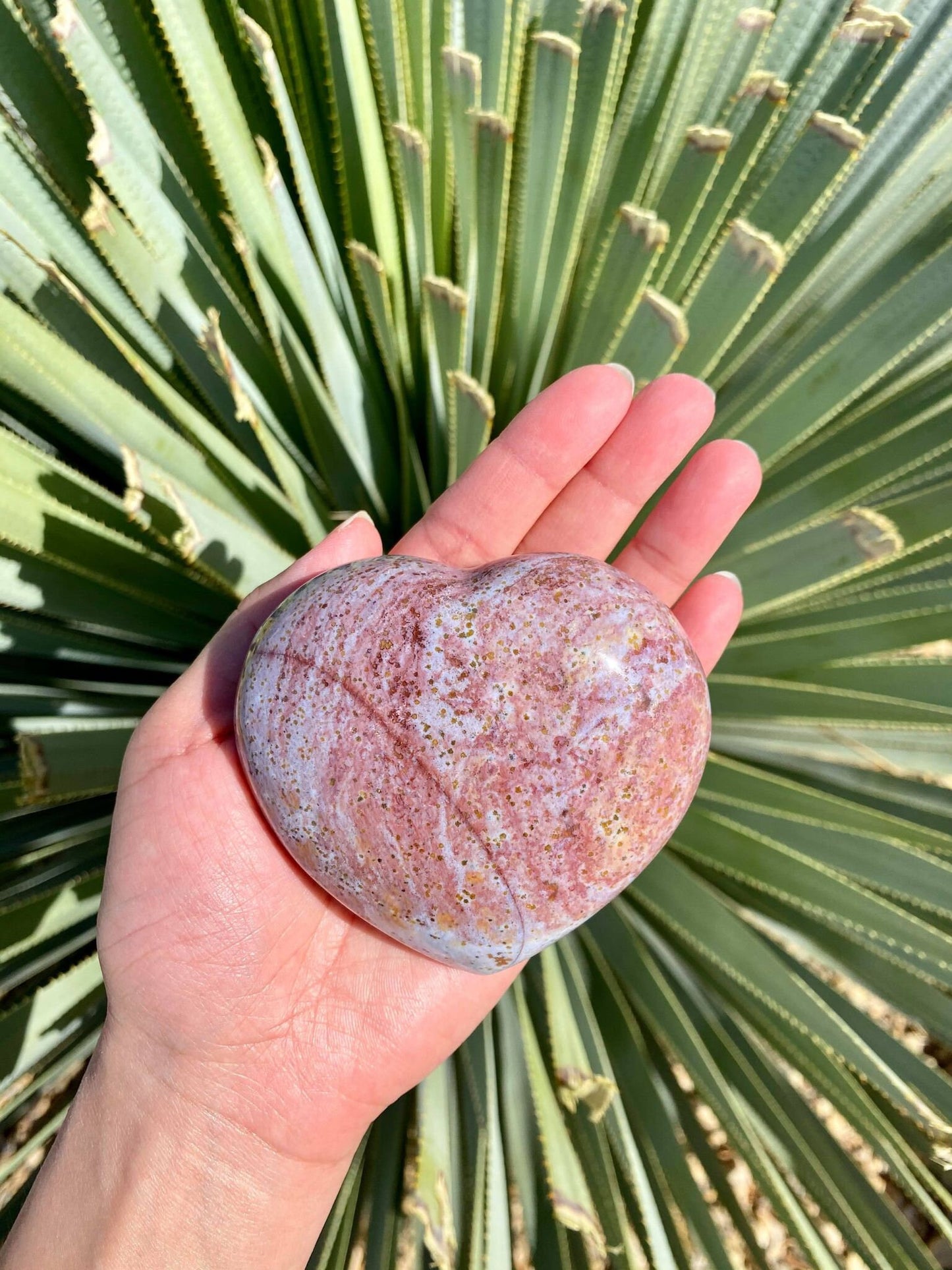 Ocean Jasper Heart