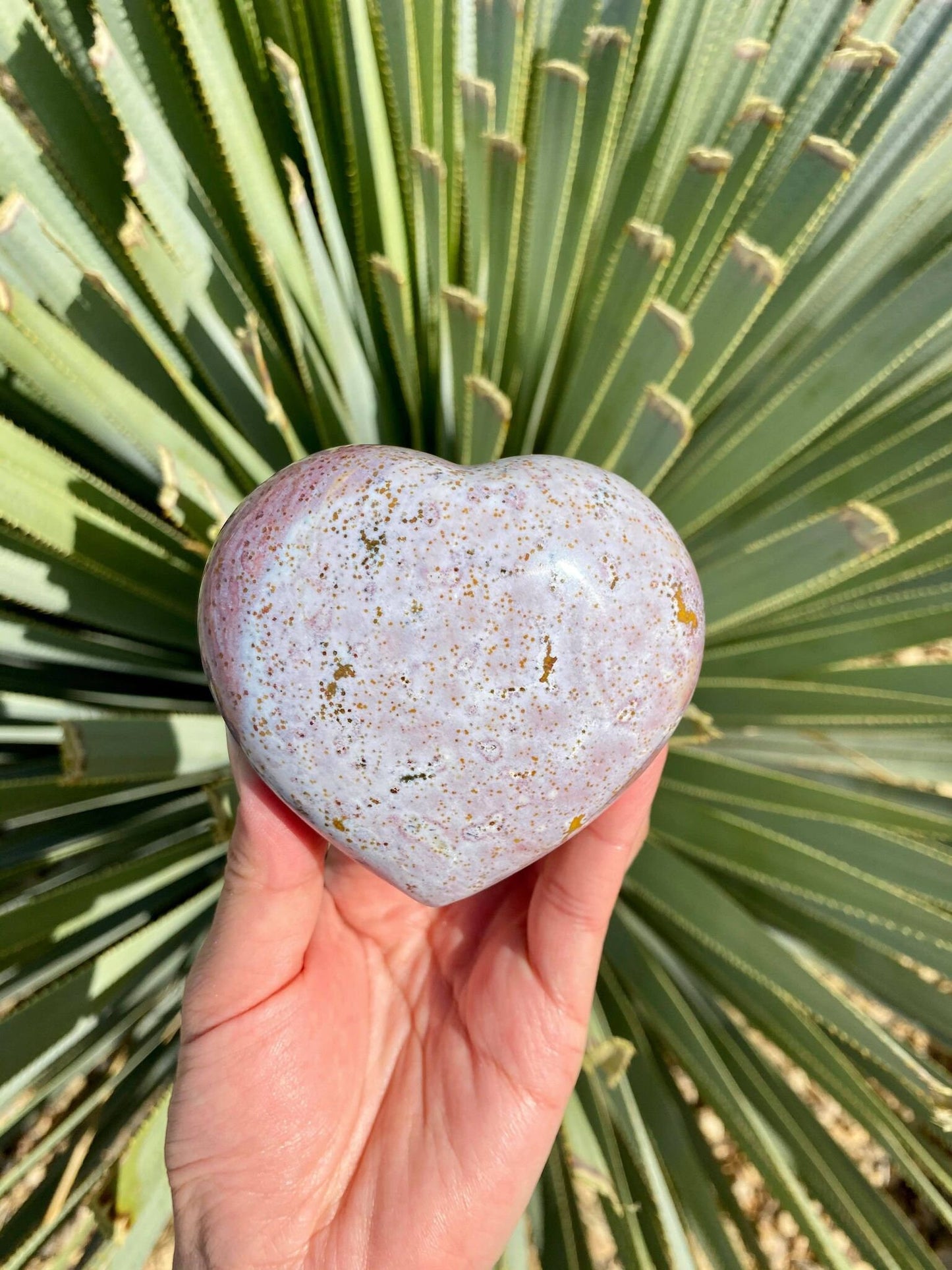 Ocean Jasper Heart