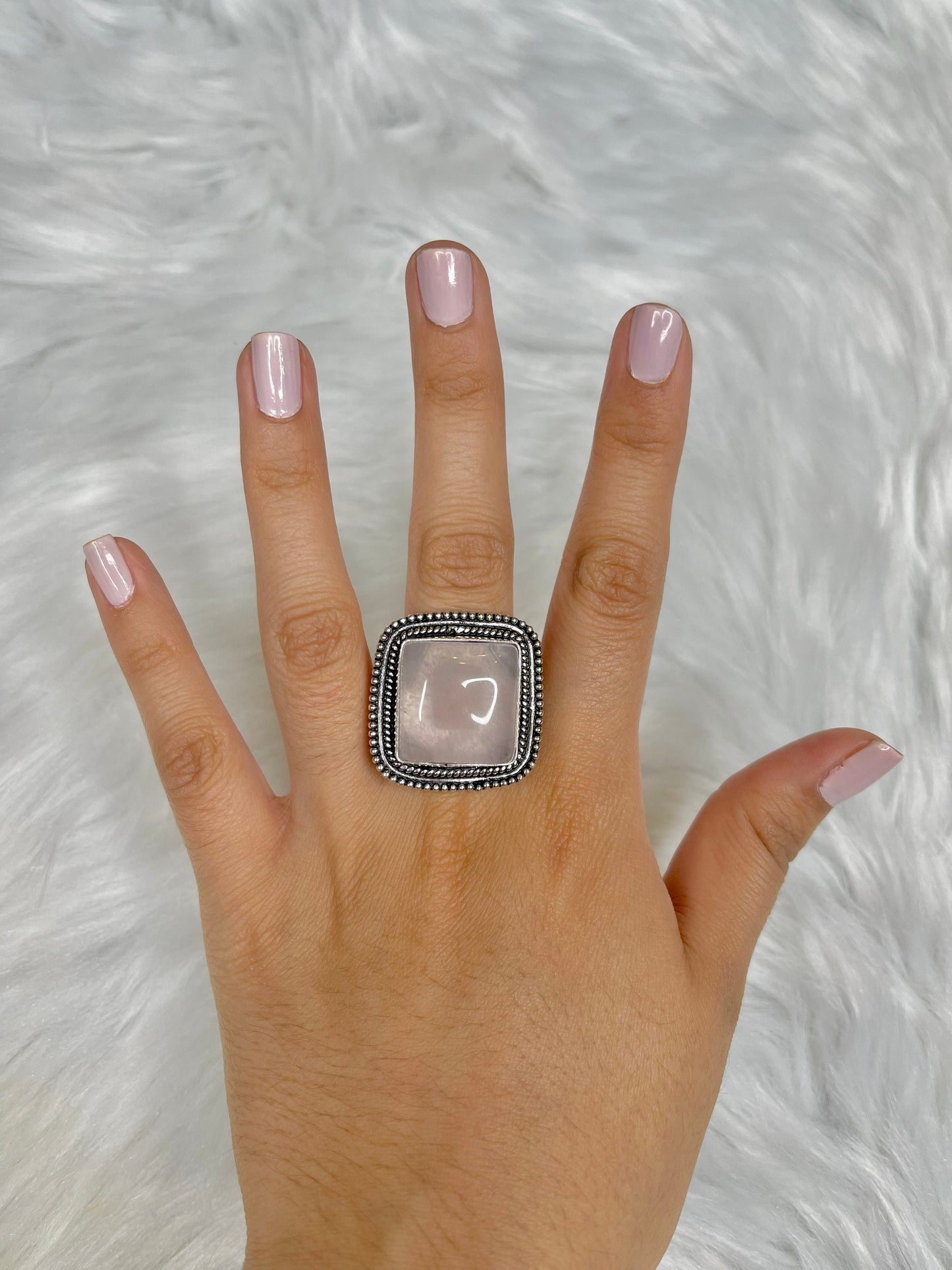 Rose Quartz Rings