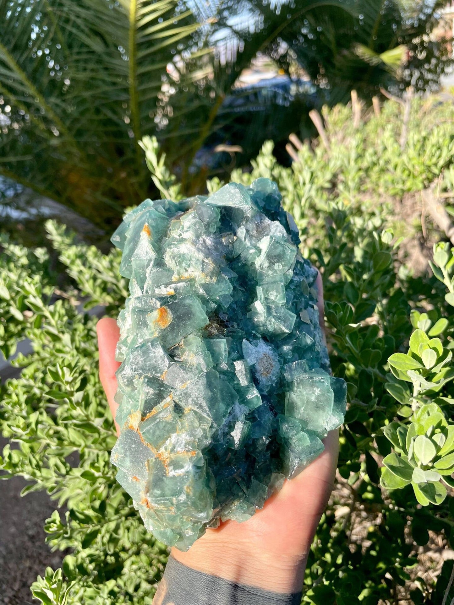 Green Fluorite 4 lbs 6.1 oz