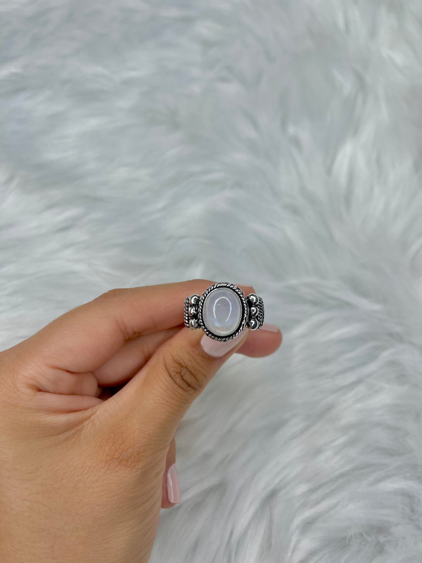 Moonstone & Labradorite Rings