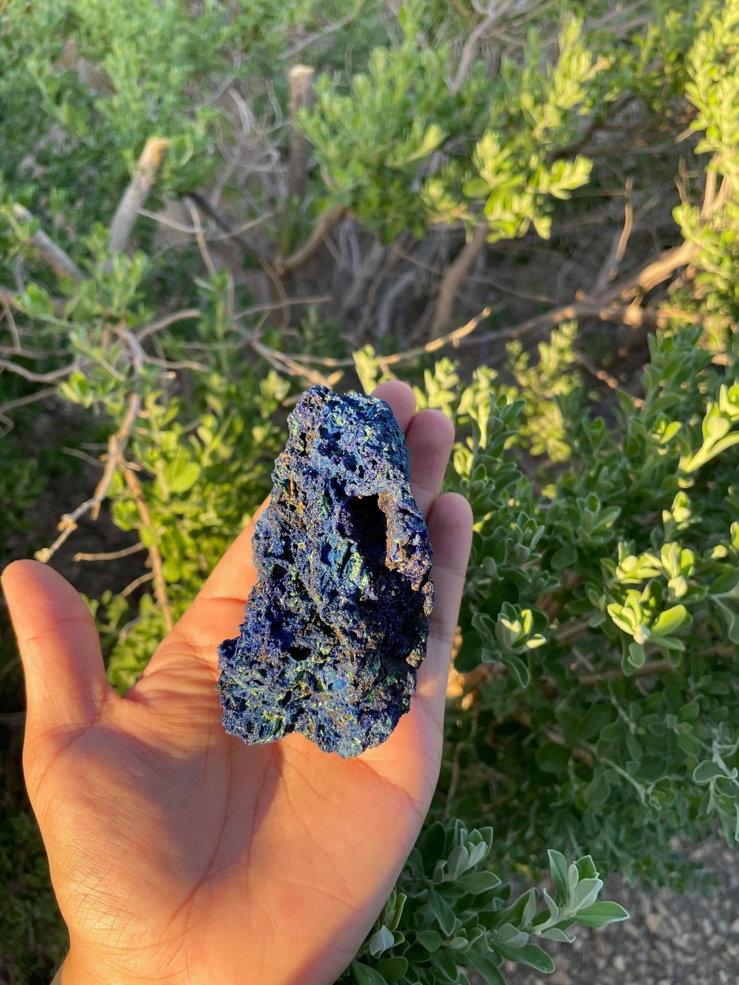 Raw Azurite