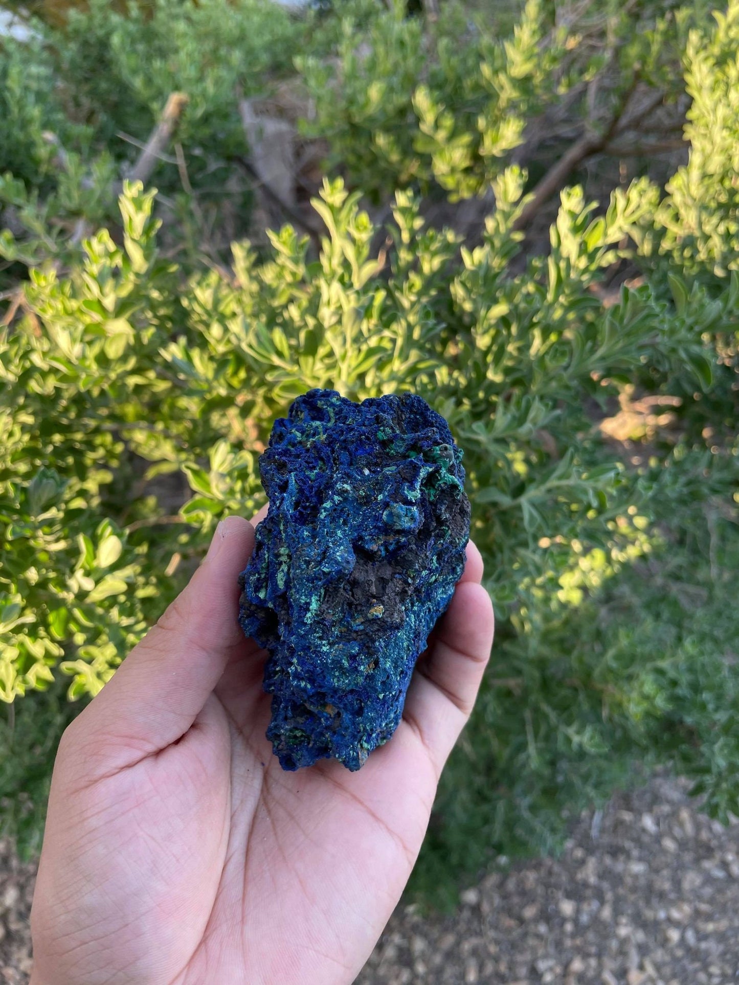 Raw Azurite
