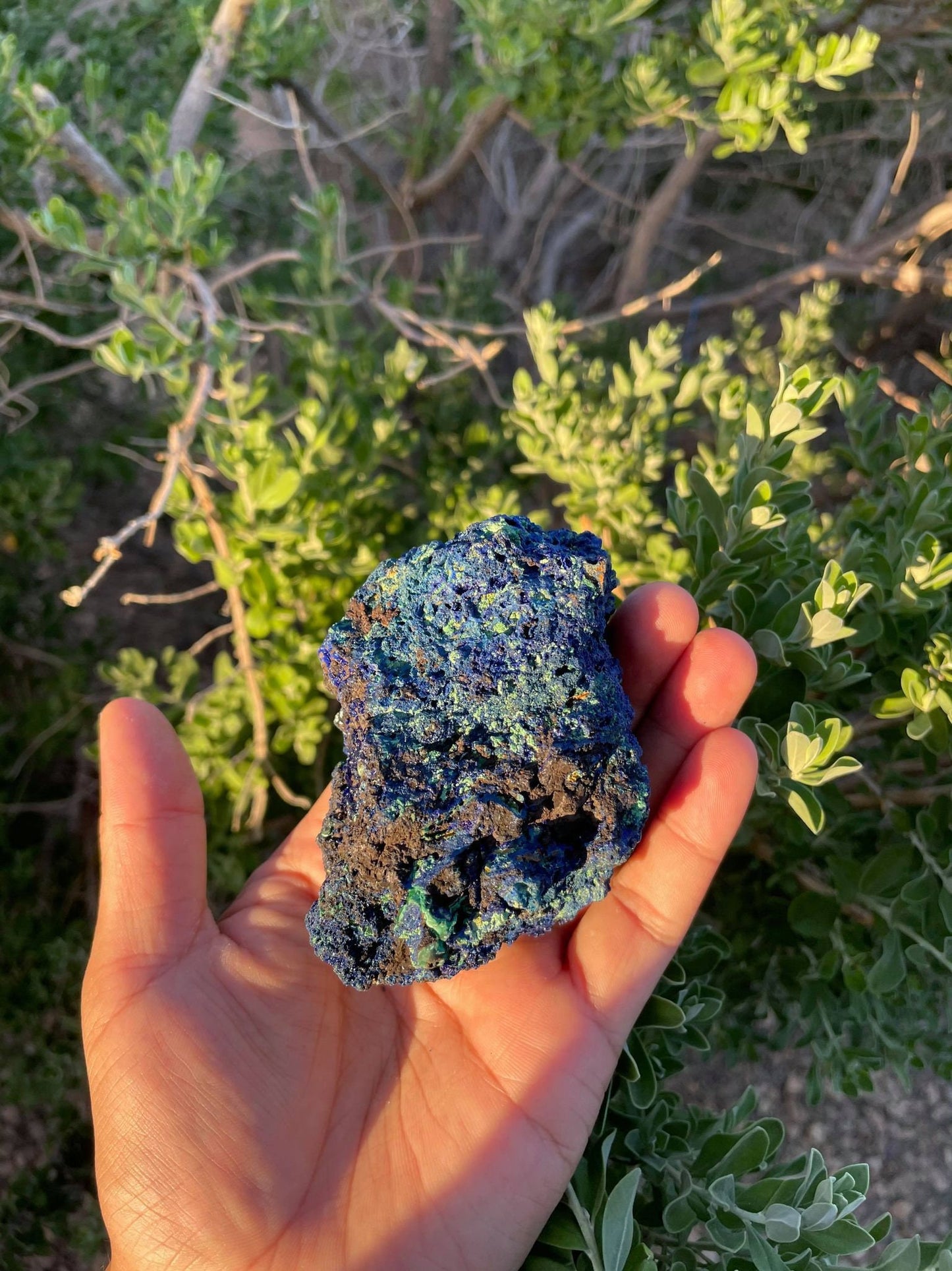 Raw Azurite