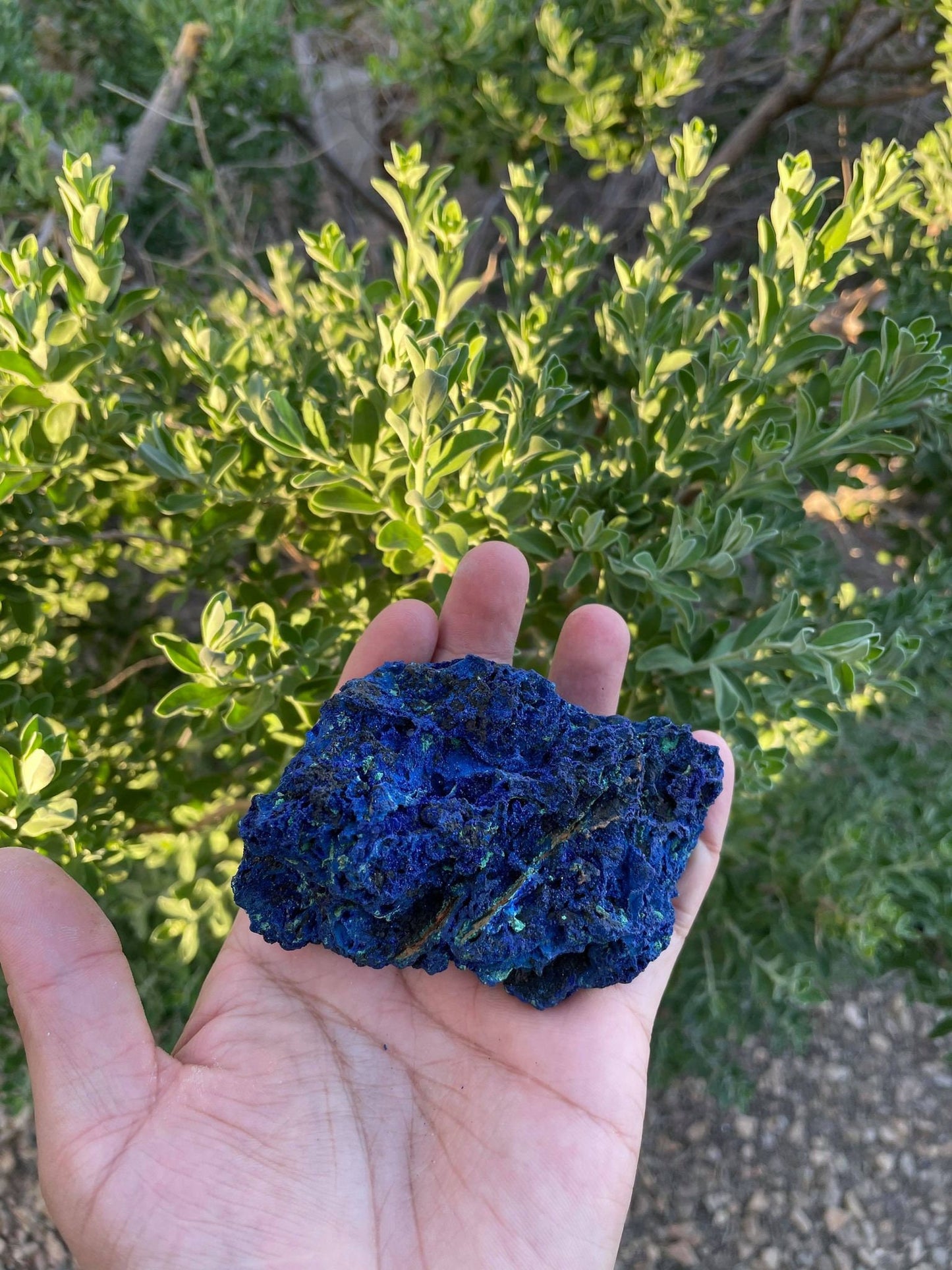 Raw Azurite