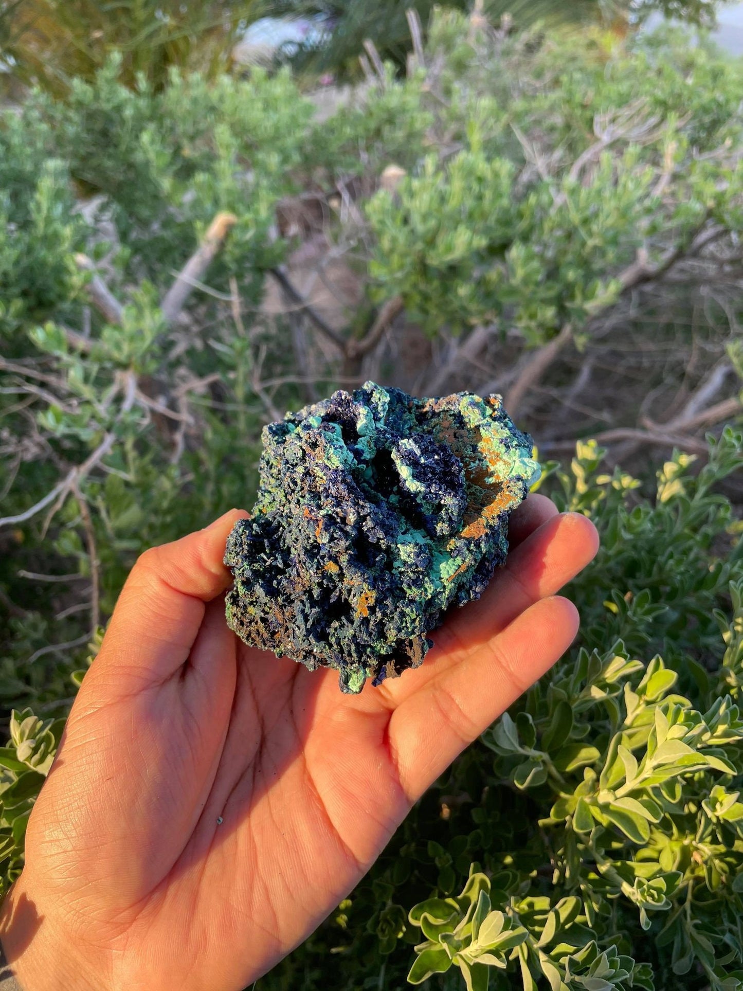 Raw Azurite