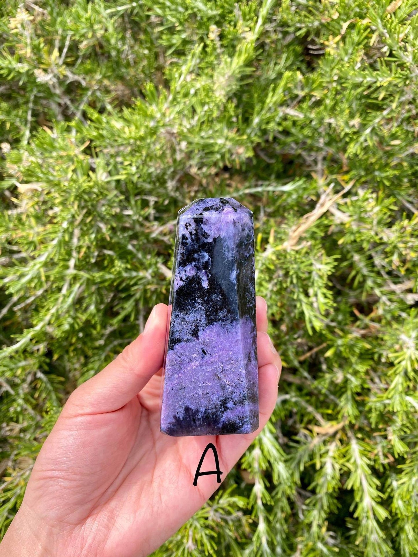 Charoite High Quality Chunky Towers