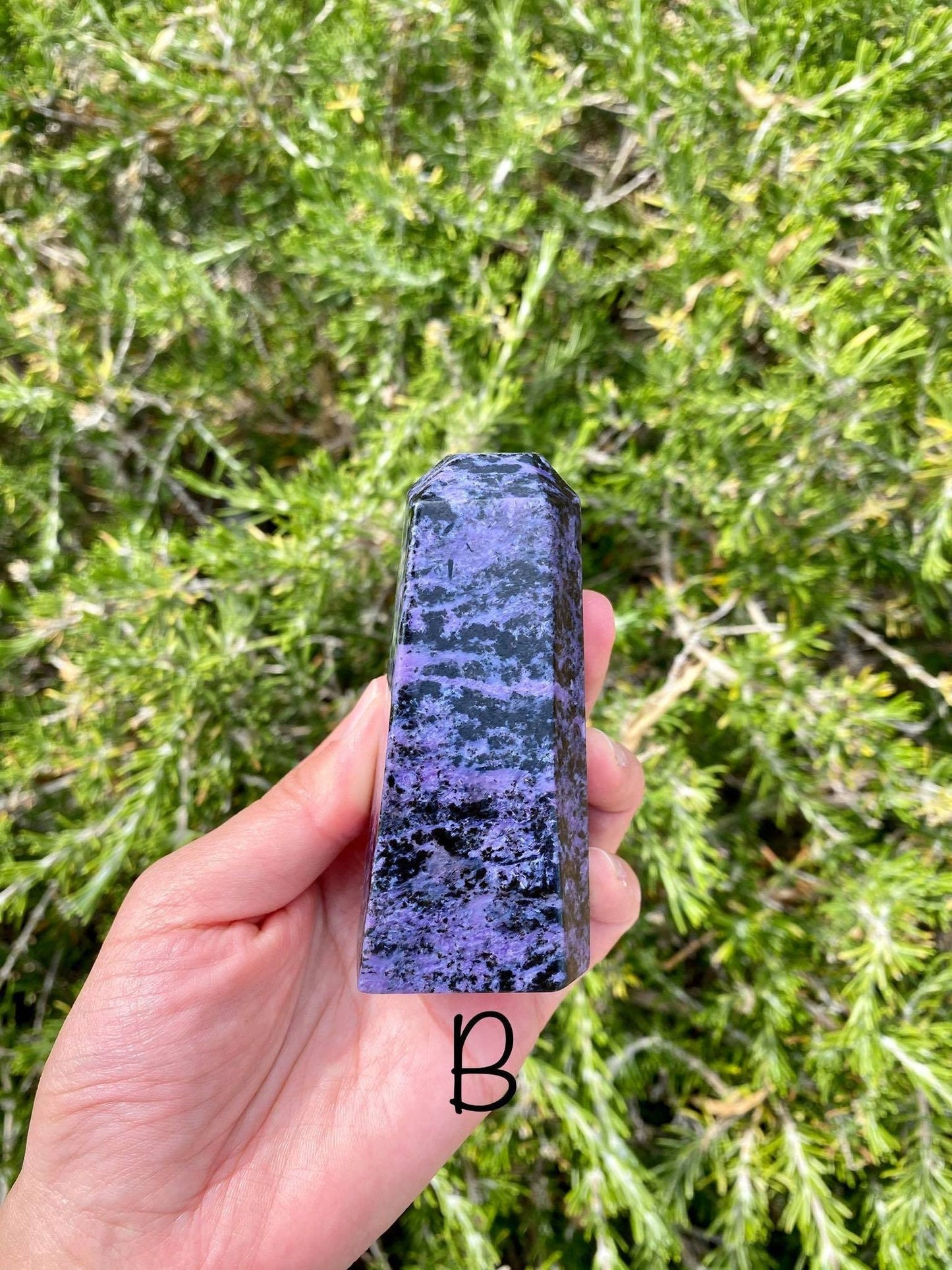 Charoite High Quality Chunky Towers