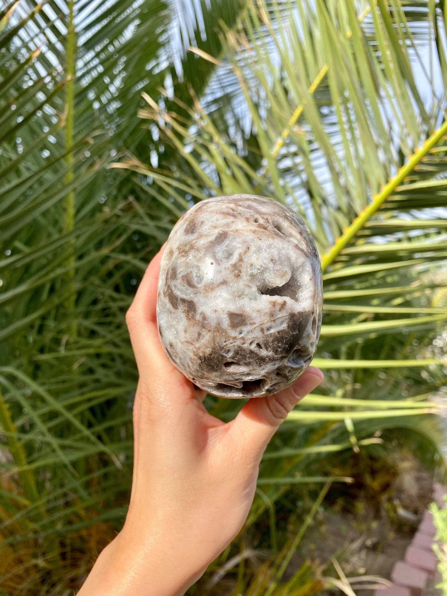 Sphalerite Big Skull with Beautiful Druzy 2 lbs