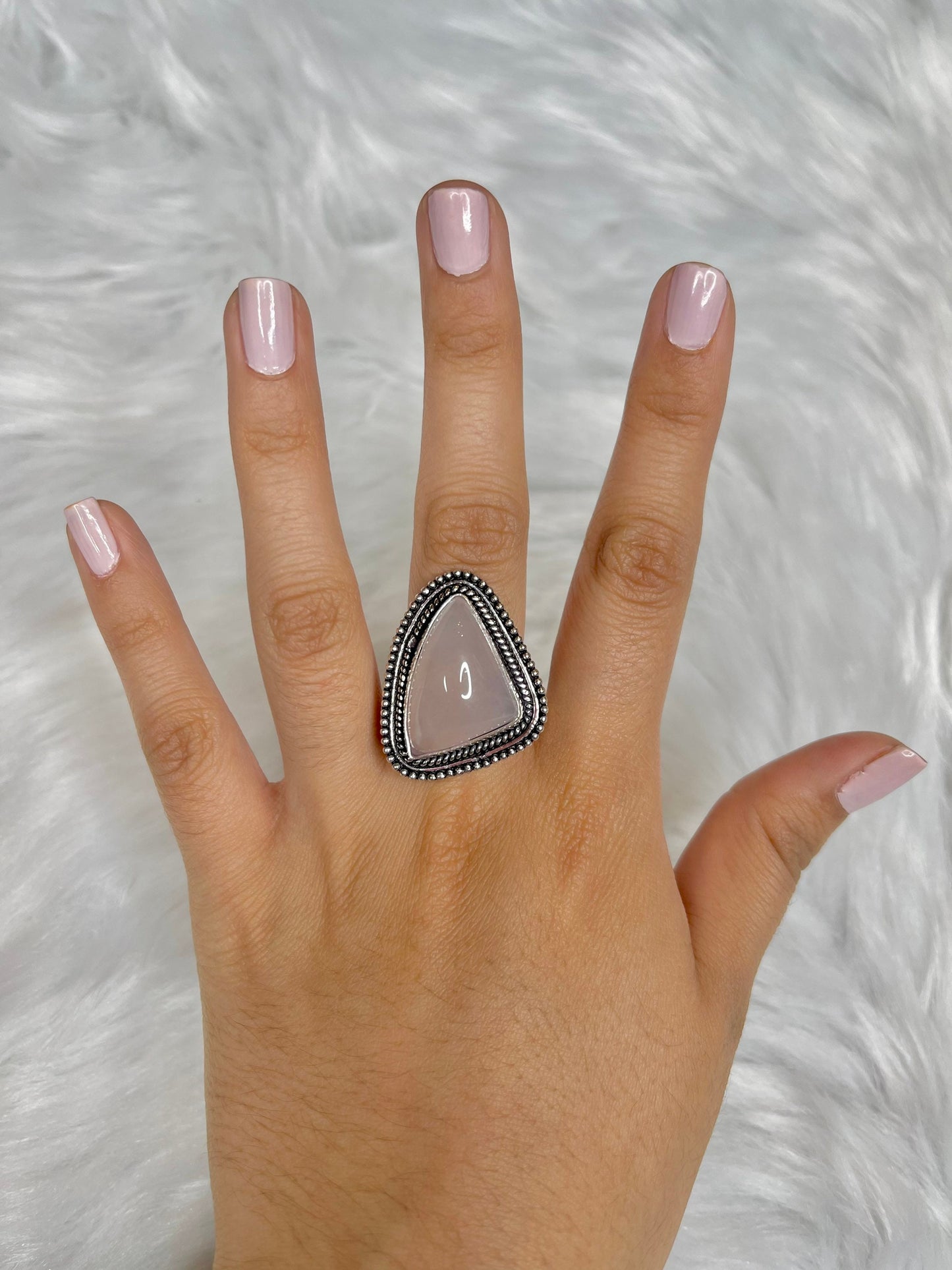 Rose Quartz Rings