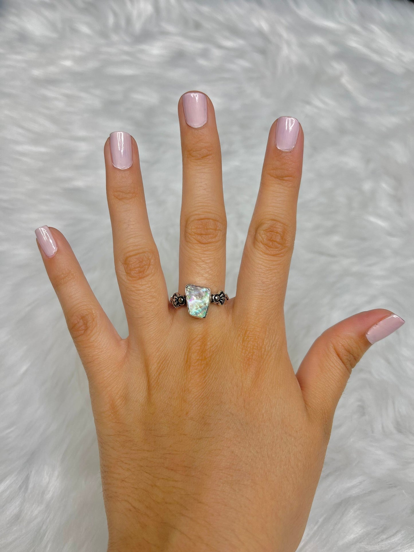 Abalone Shell Ring