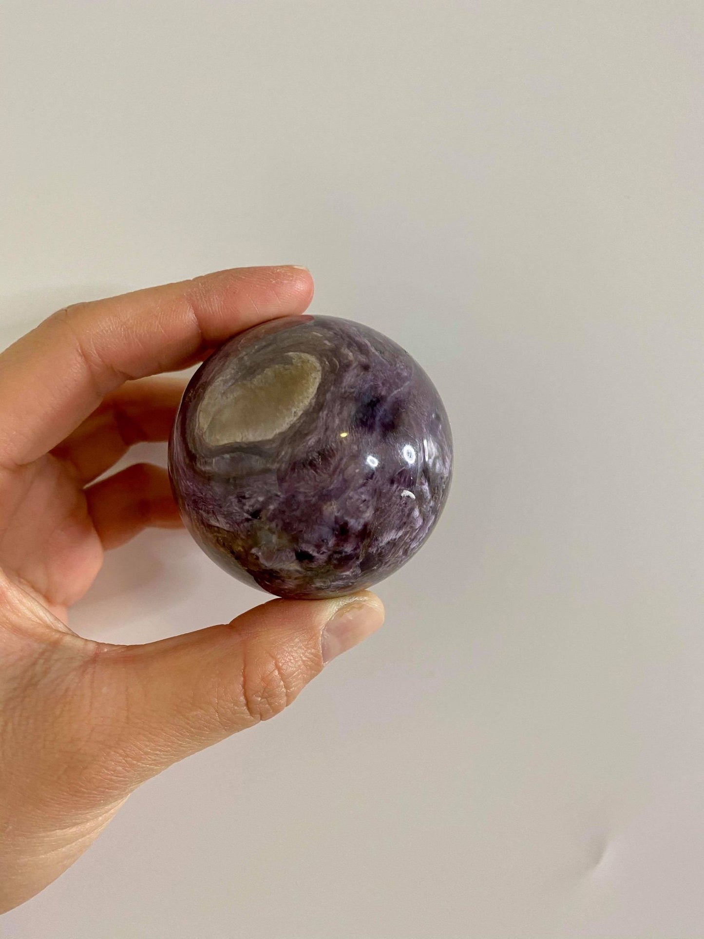 Charoite High Quality Sphere
