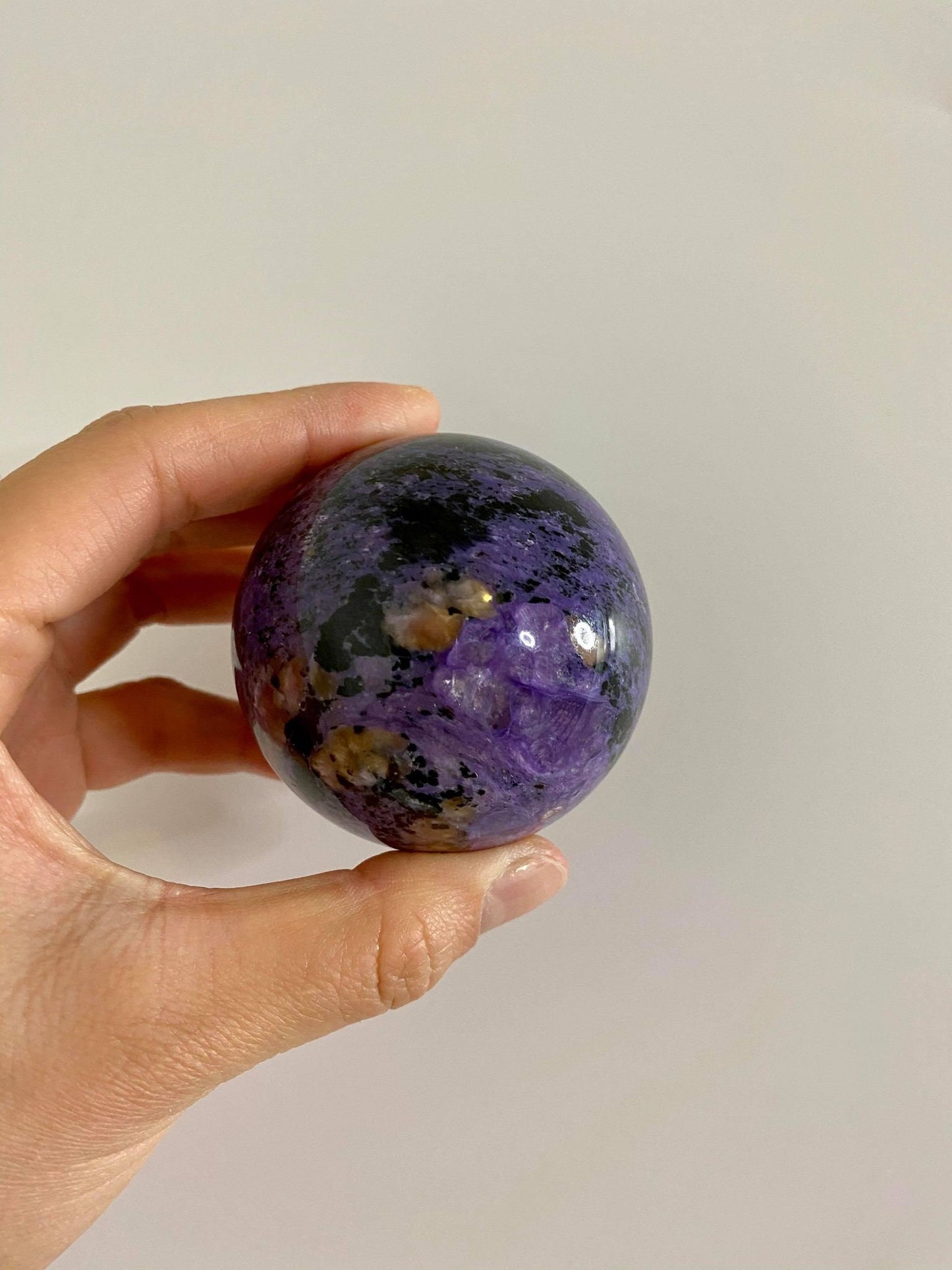 Charoite High Quality Sphere