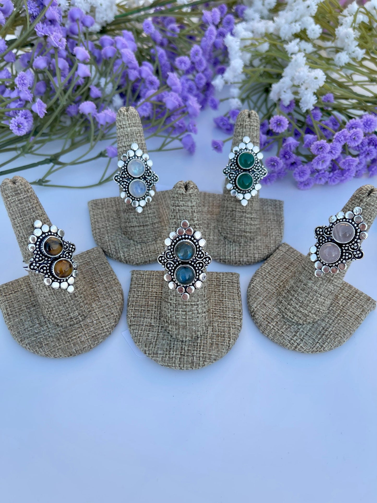 Two Stone Rings