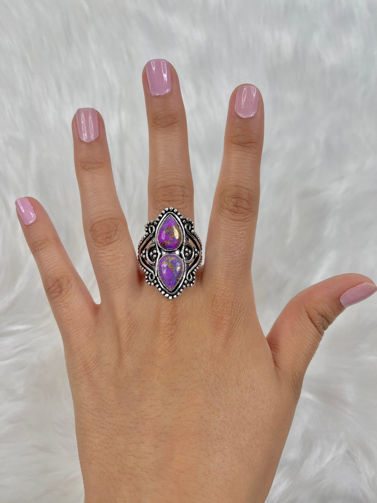 Copper Turquoise Ring