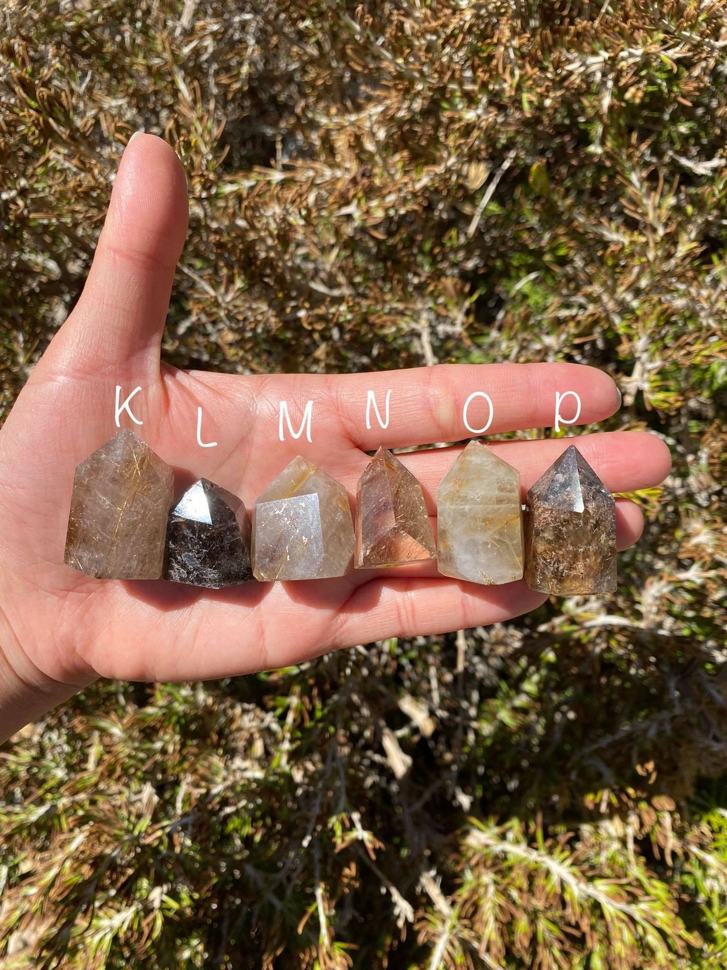 Rutile Quartz Towers