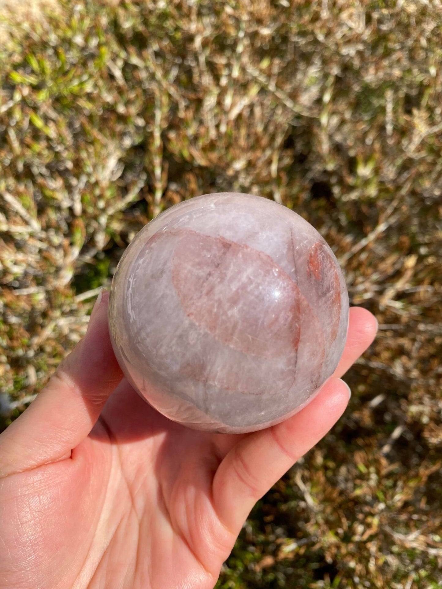 Hematoid Quartz Sphere