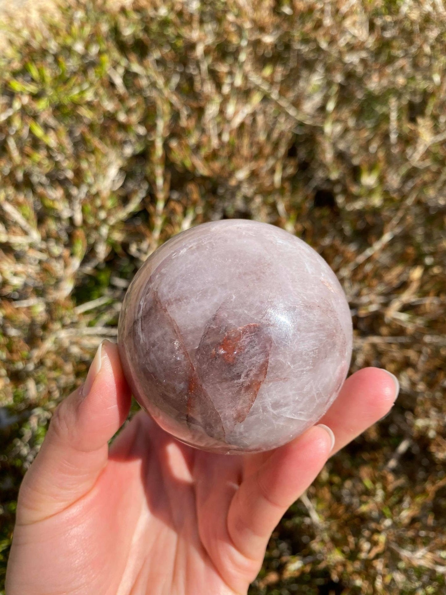 Hematoid Quartz Sphere