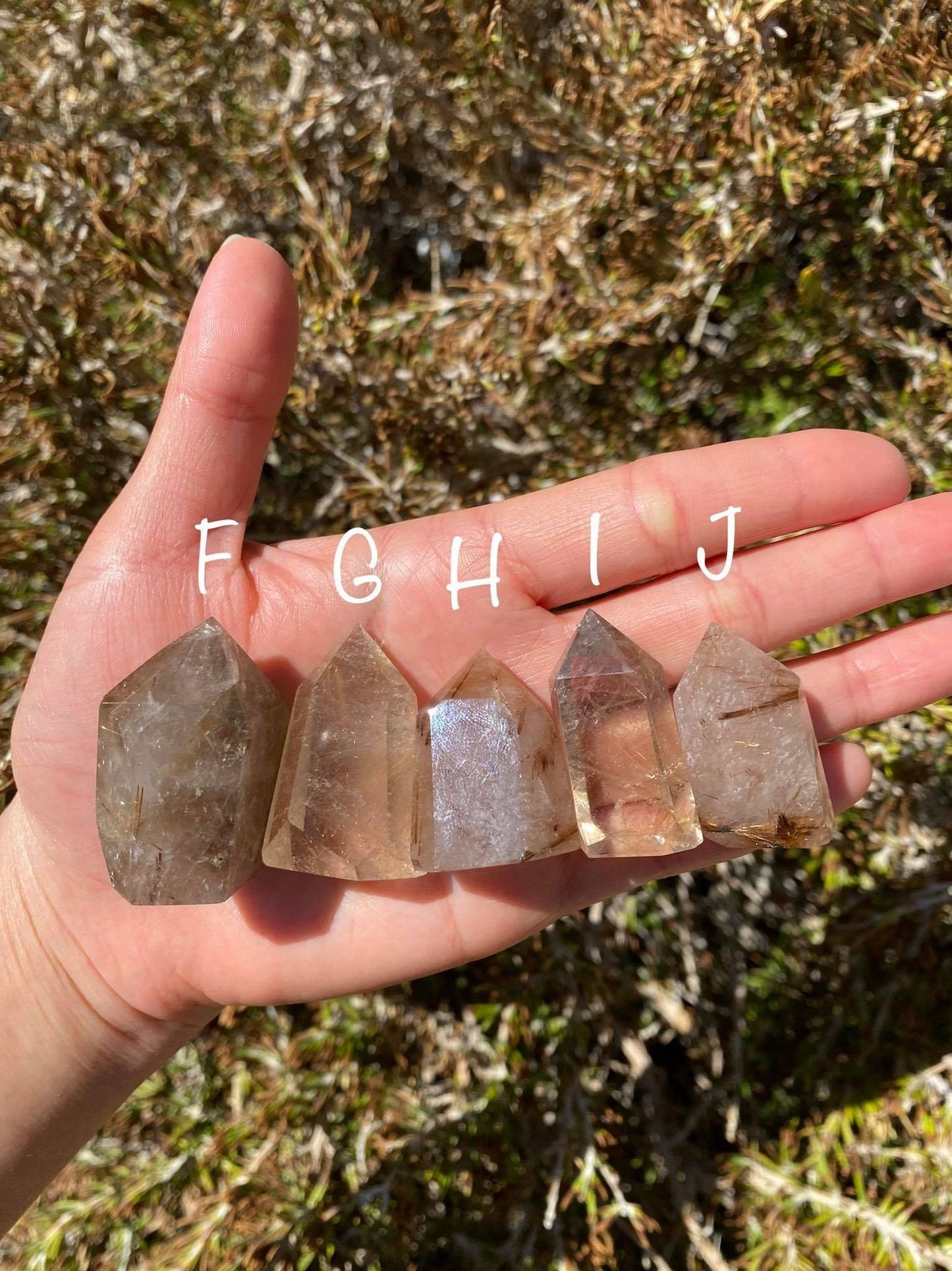 Rutile Quartz Towers