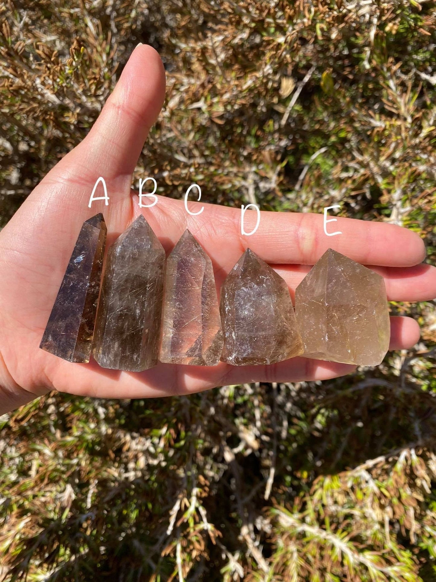 Rutile Quartz Towers