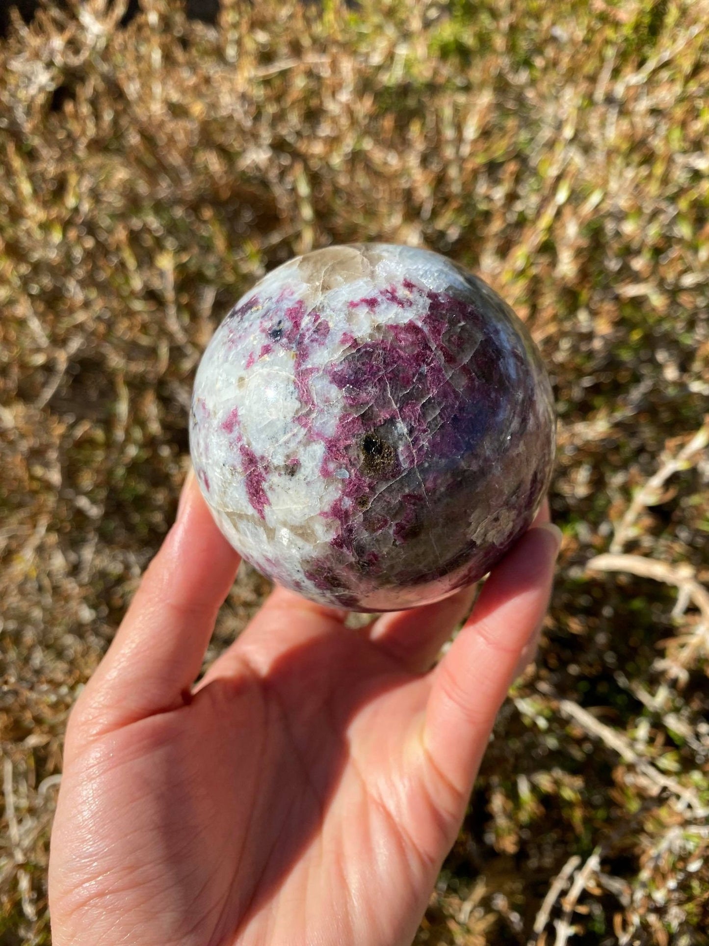 Pink Tourmaline Sphere 1 lb 1.2 oz