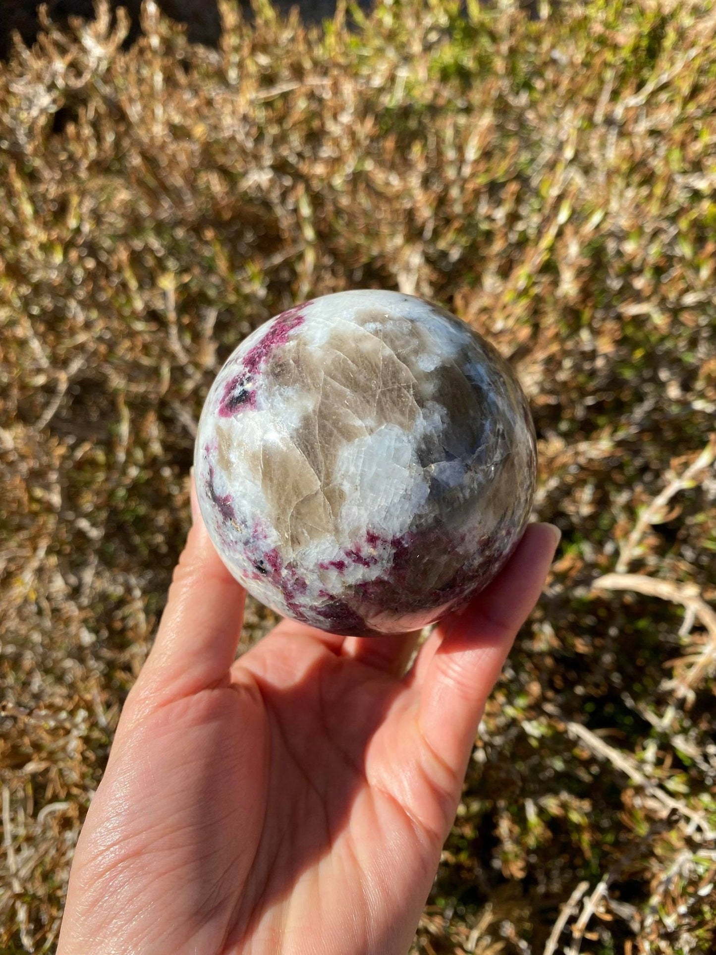 Pink Tourmaline Sphere 1 lb 1.2 oz