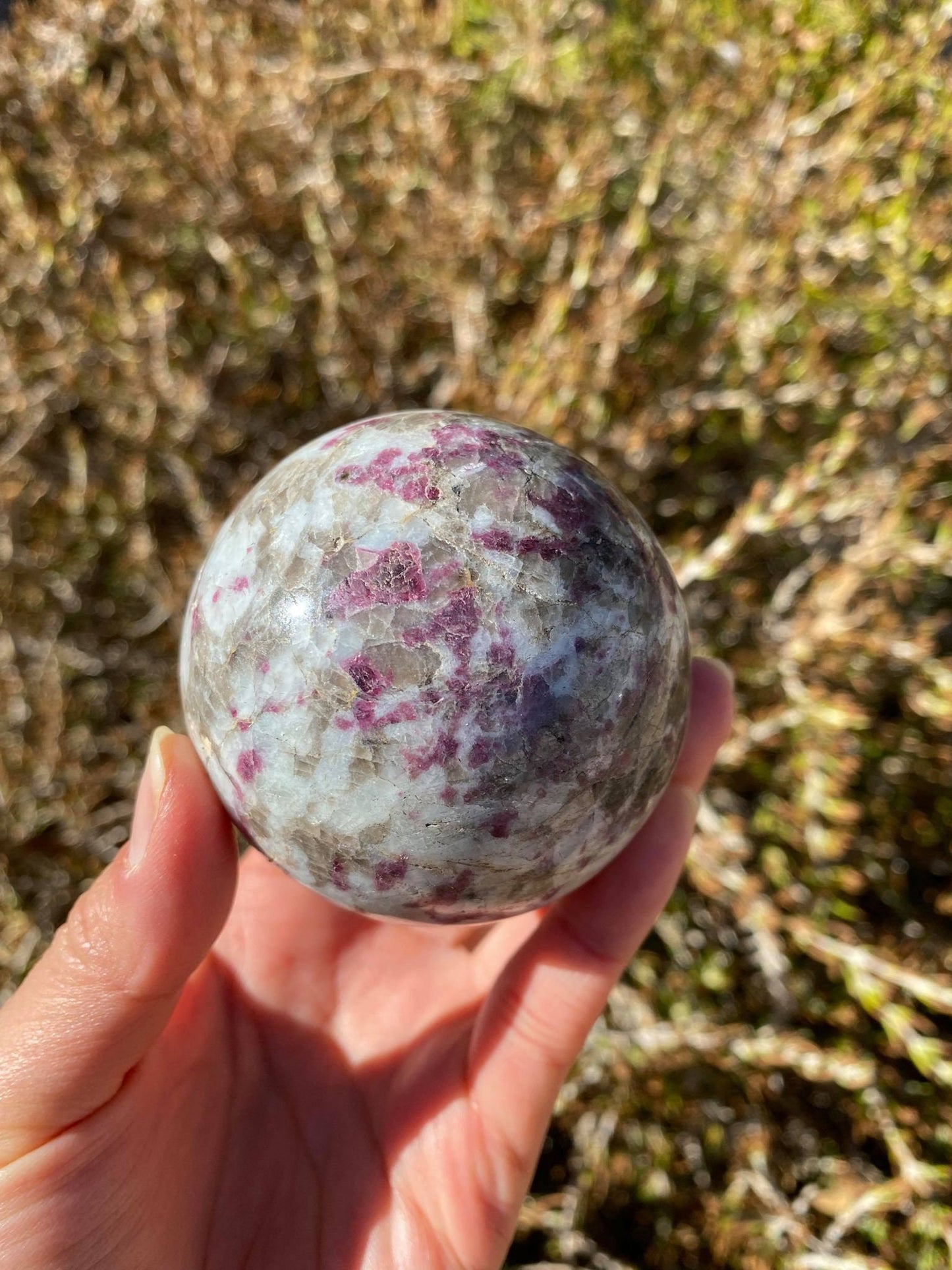 Pink Tourmaline Sphere