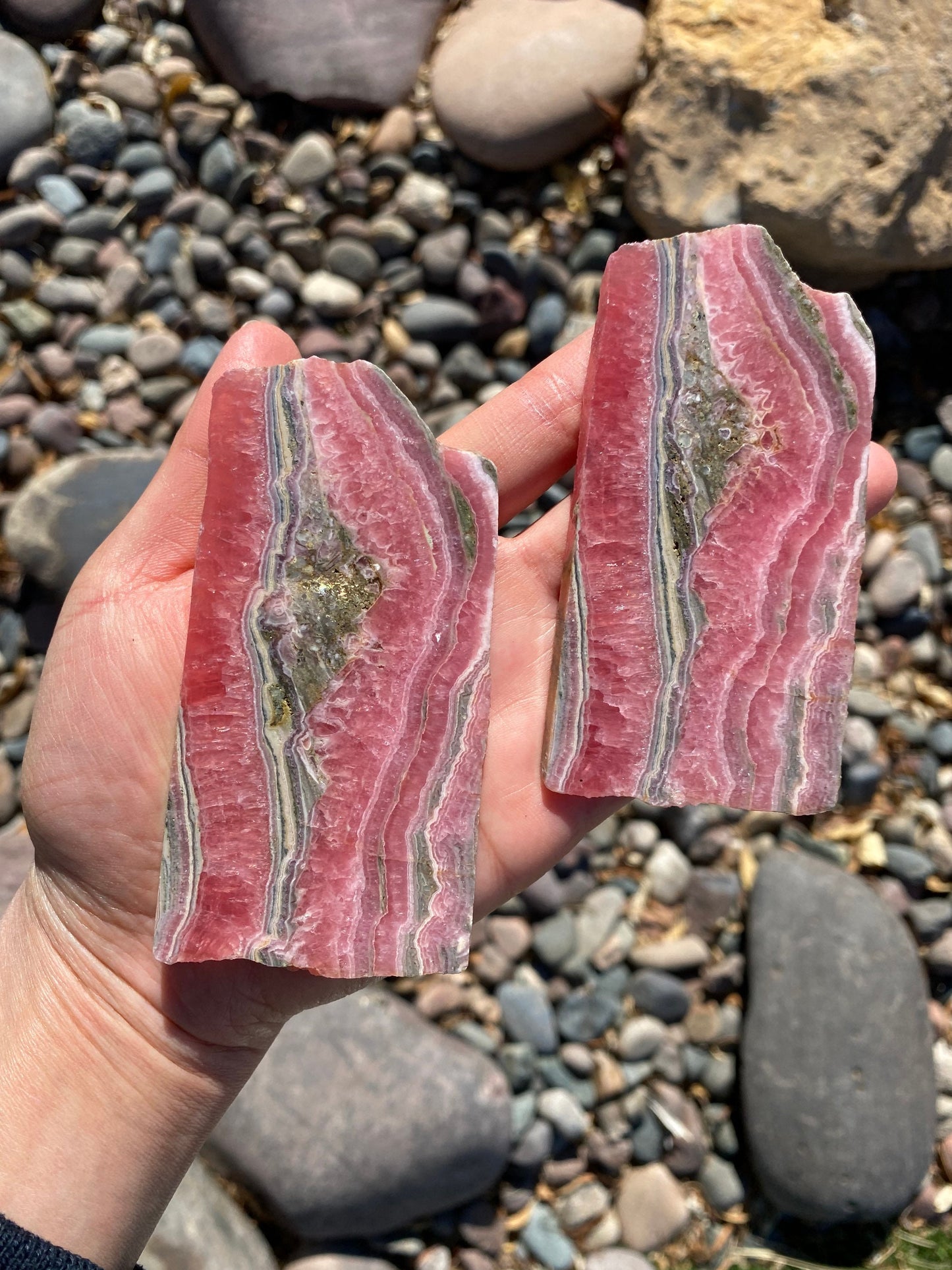 Rhodochrosite Slabs