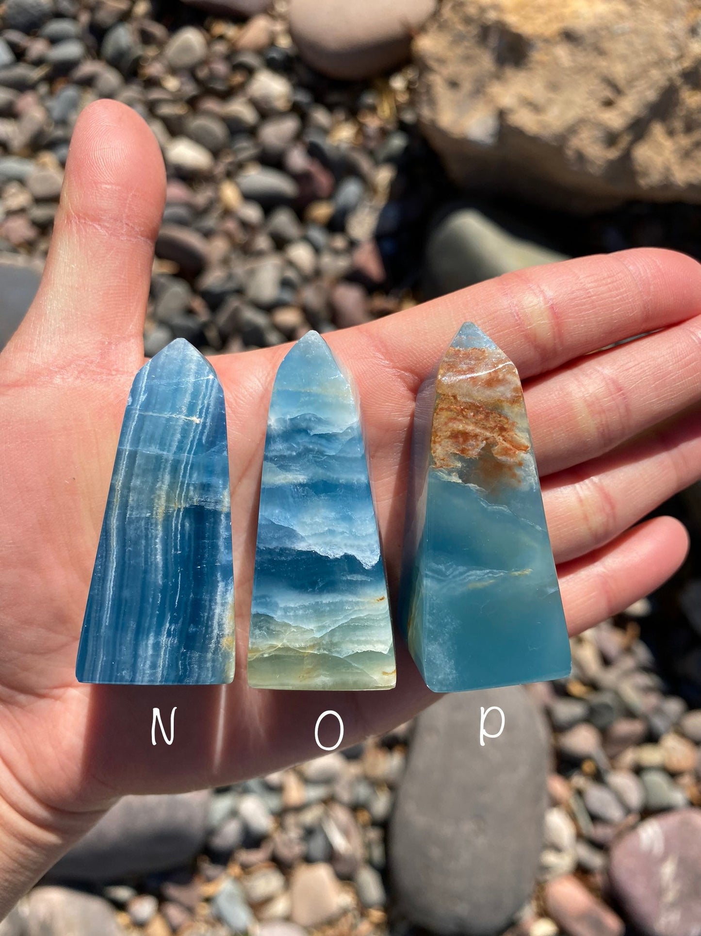 Lemurian Aquatine Calcite Towers