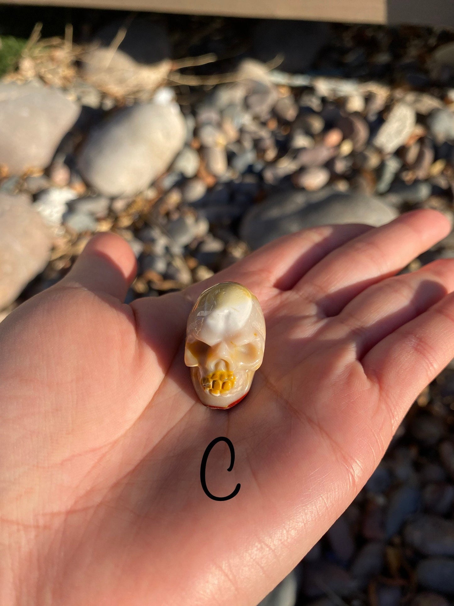 Mookaite Small Skulls