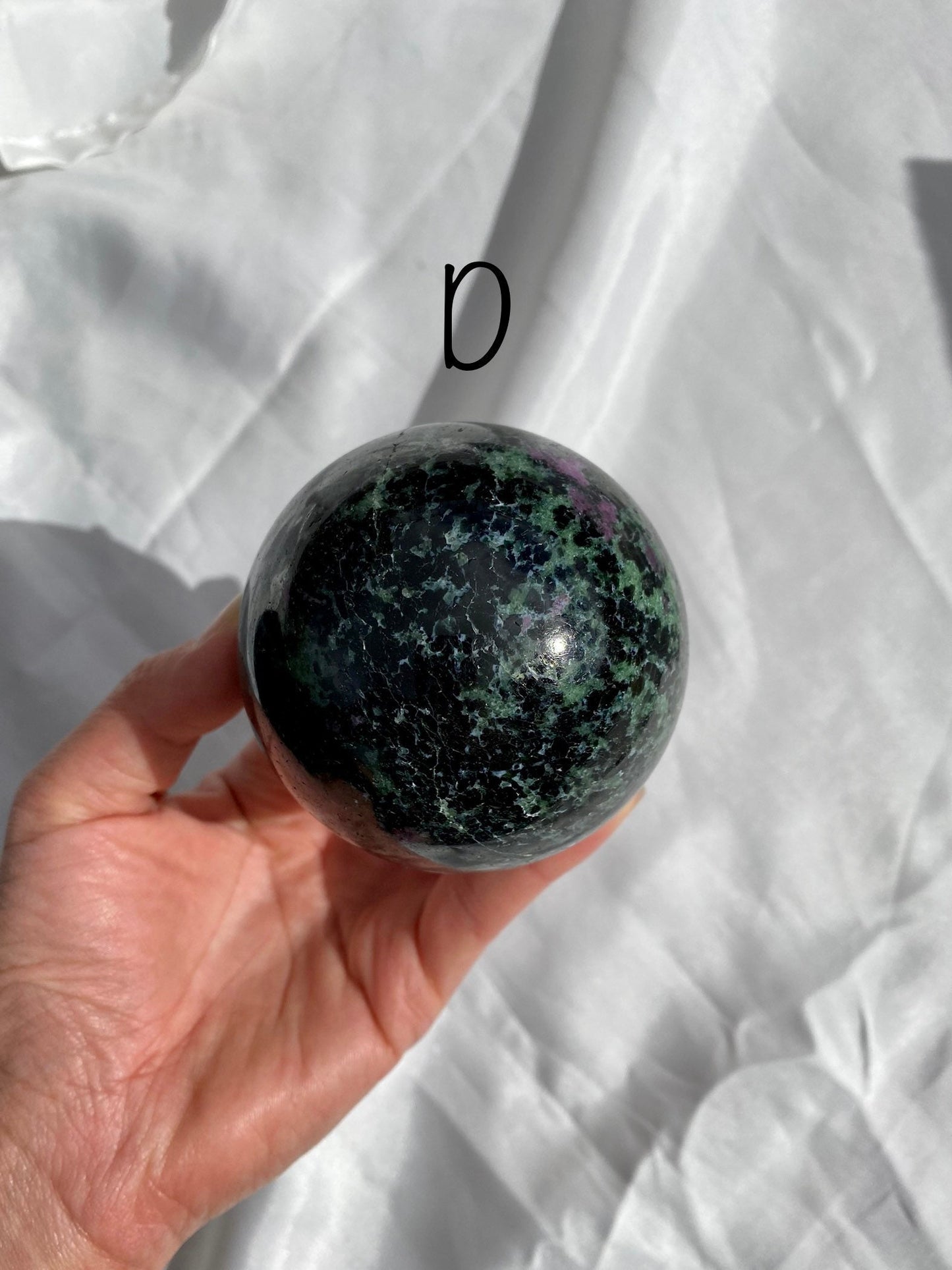 Ruby Zoisite Spheres