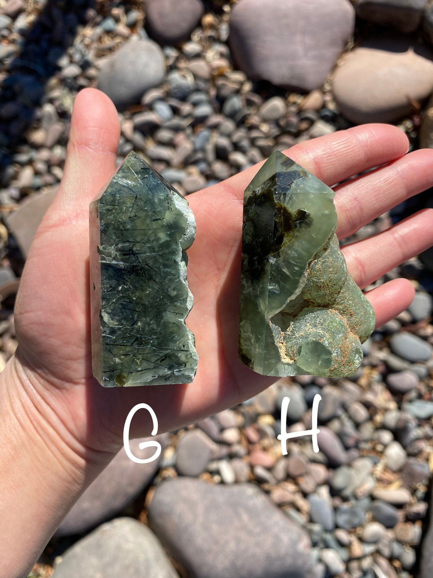 Prehnite Cluster Towers