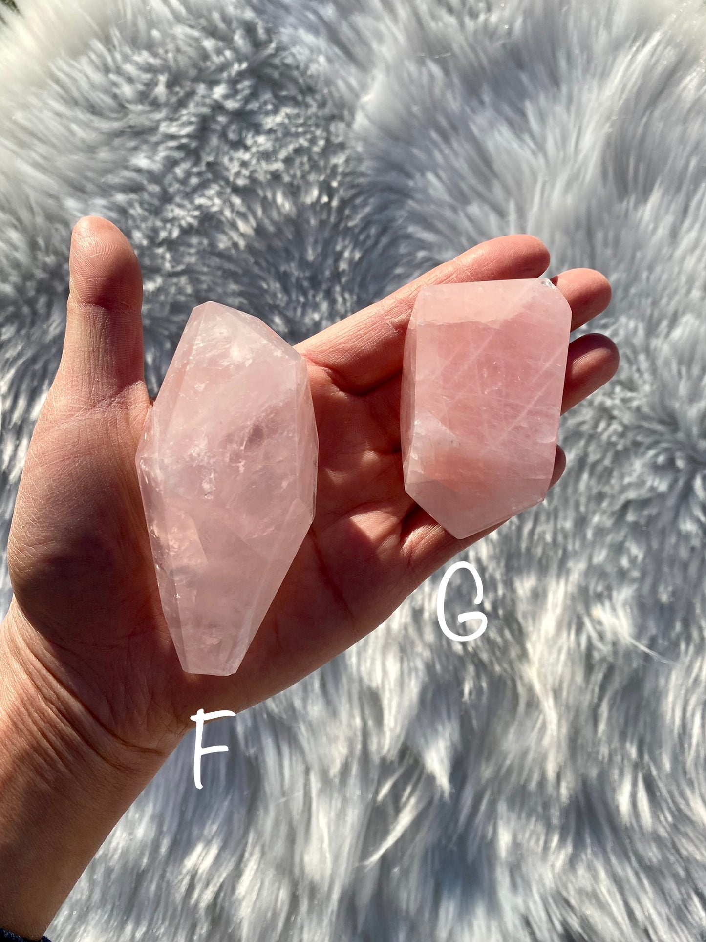 Mozambique Rose Quartz Free Forms
