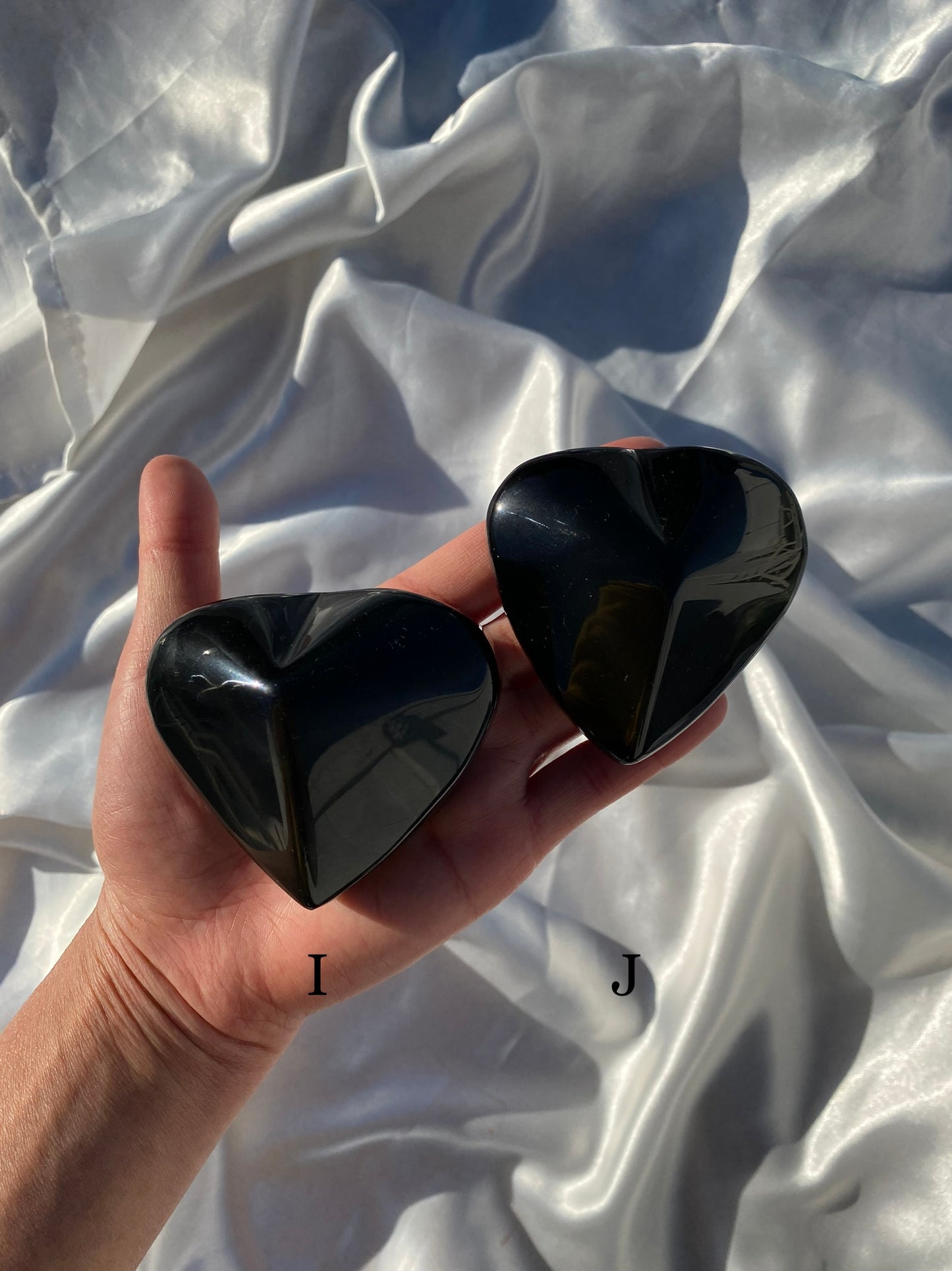 Med-Large Rainbow Obsidian Heart